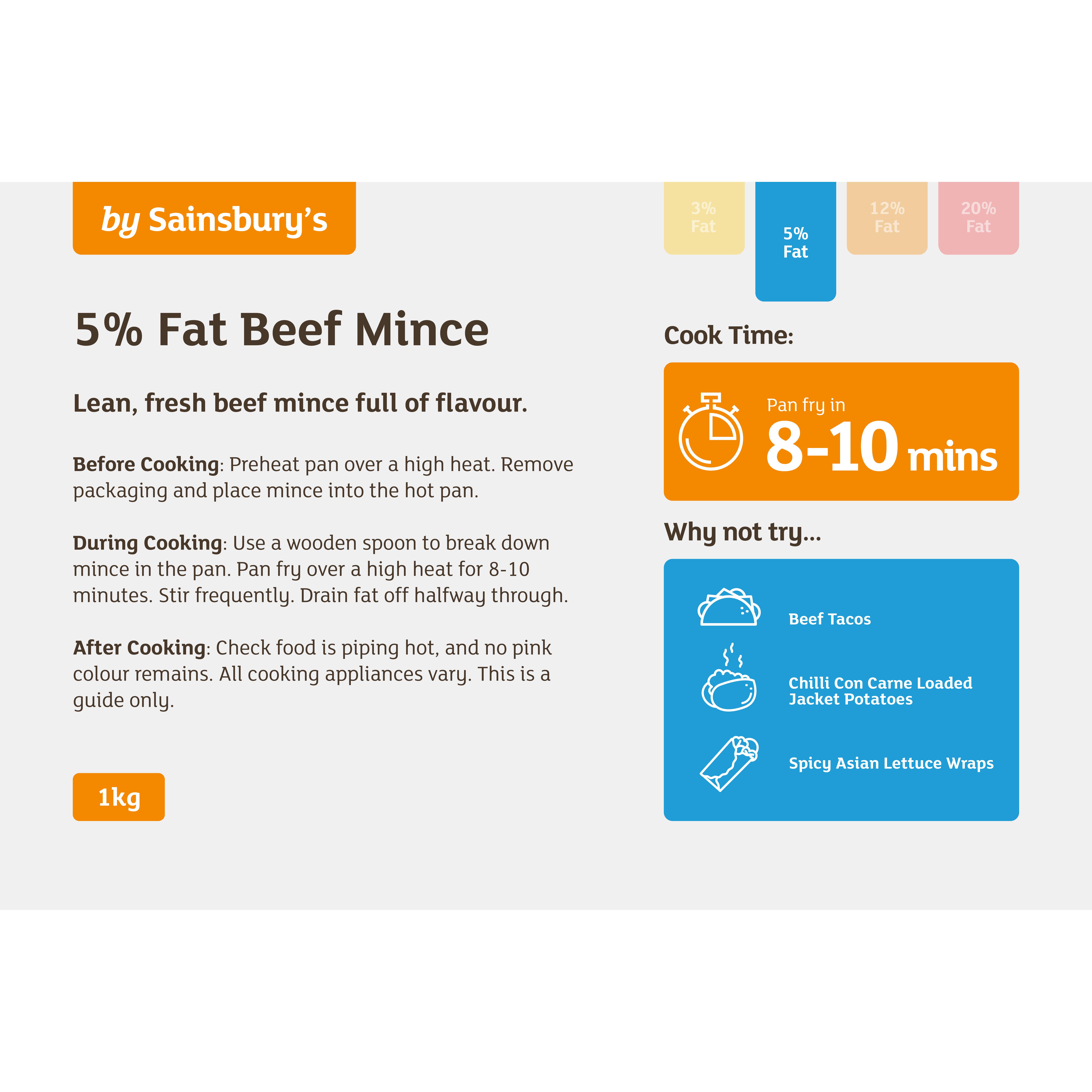 Sainsbury's British or Irish Beef Mince 1kg thumbnail 2