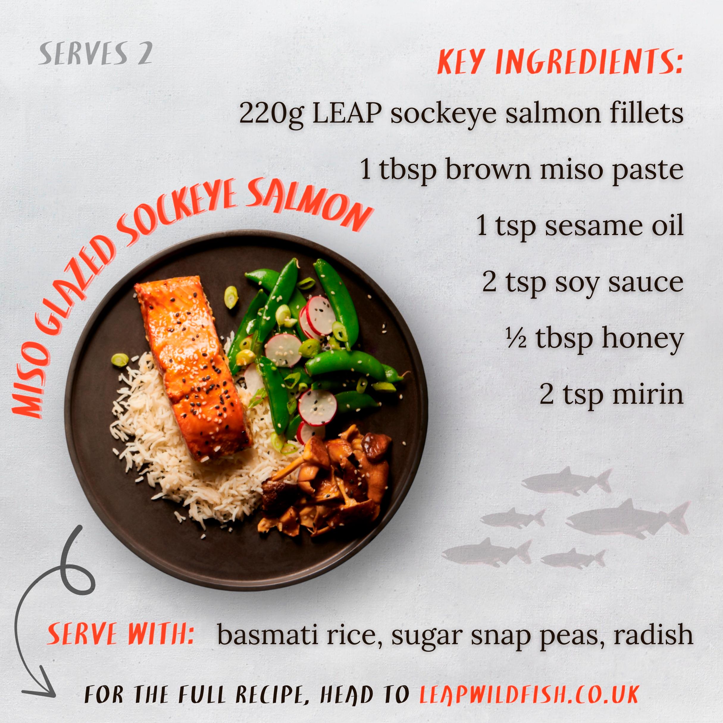 Leap Wild 220g Sockeye Salmon Fillets thumbnail 5