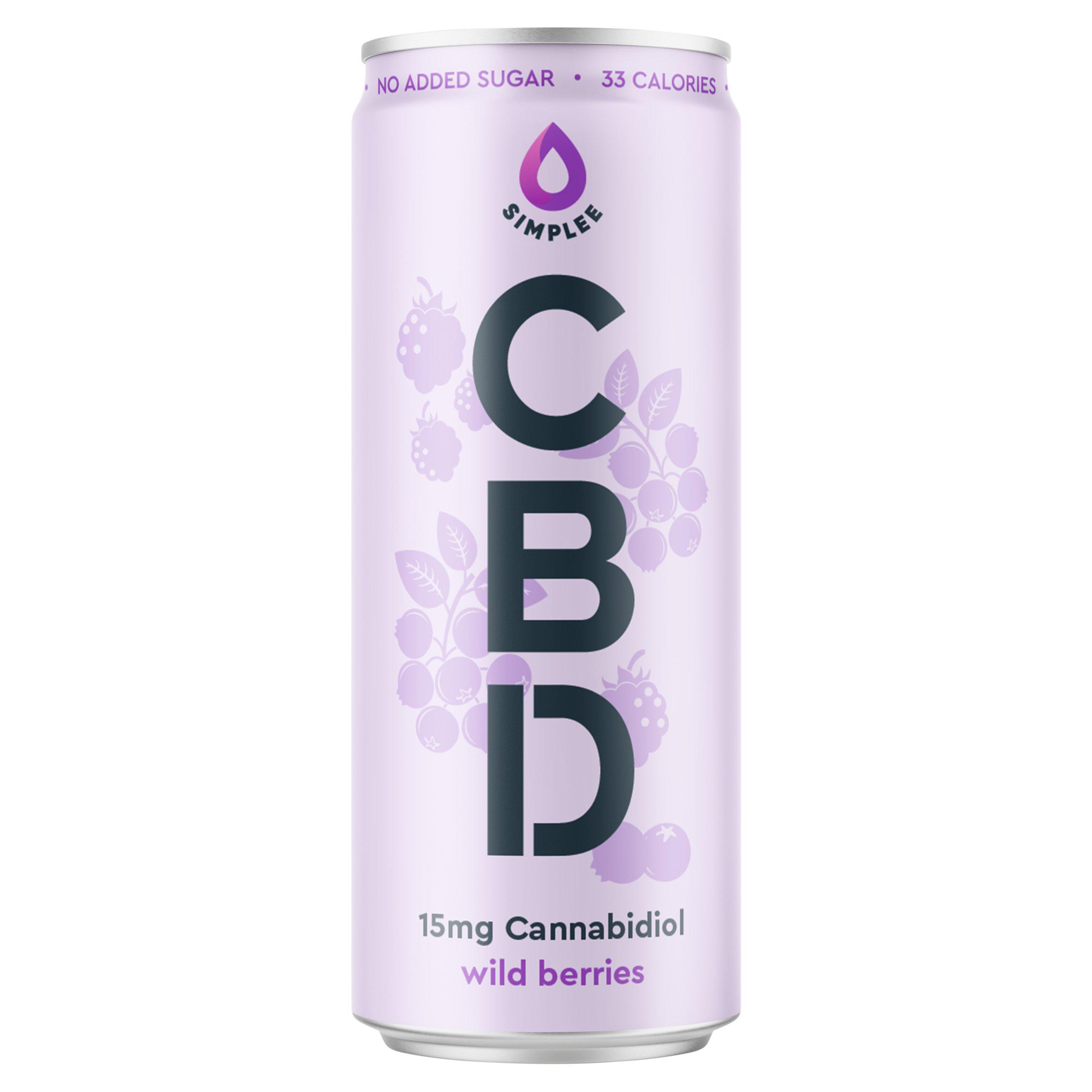 Simplee 15mg CBD Drink Wild Berries