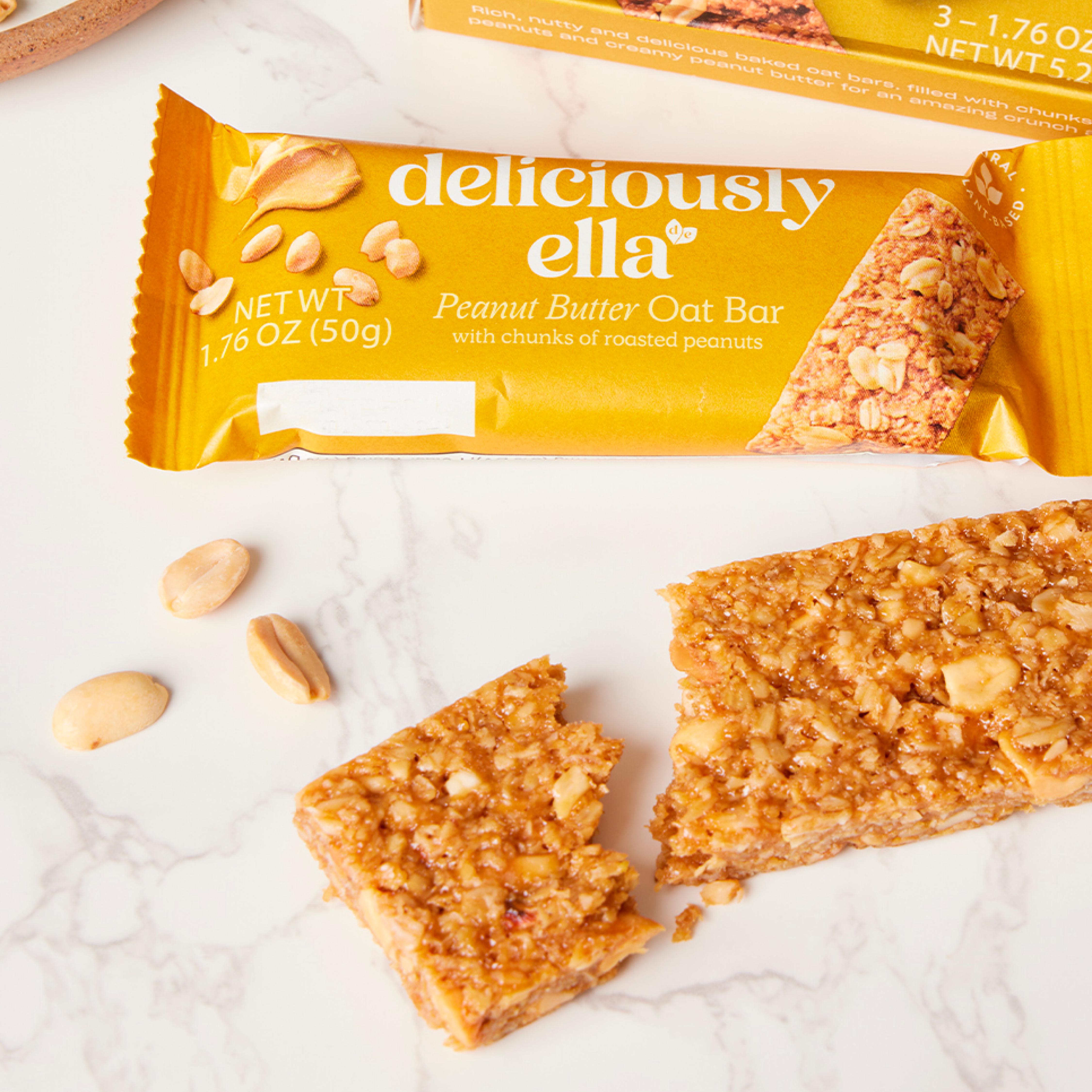 Deliciously Ella 3 x 50g Peanut Oat Bars thumbnail 3