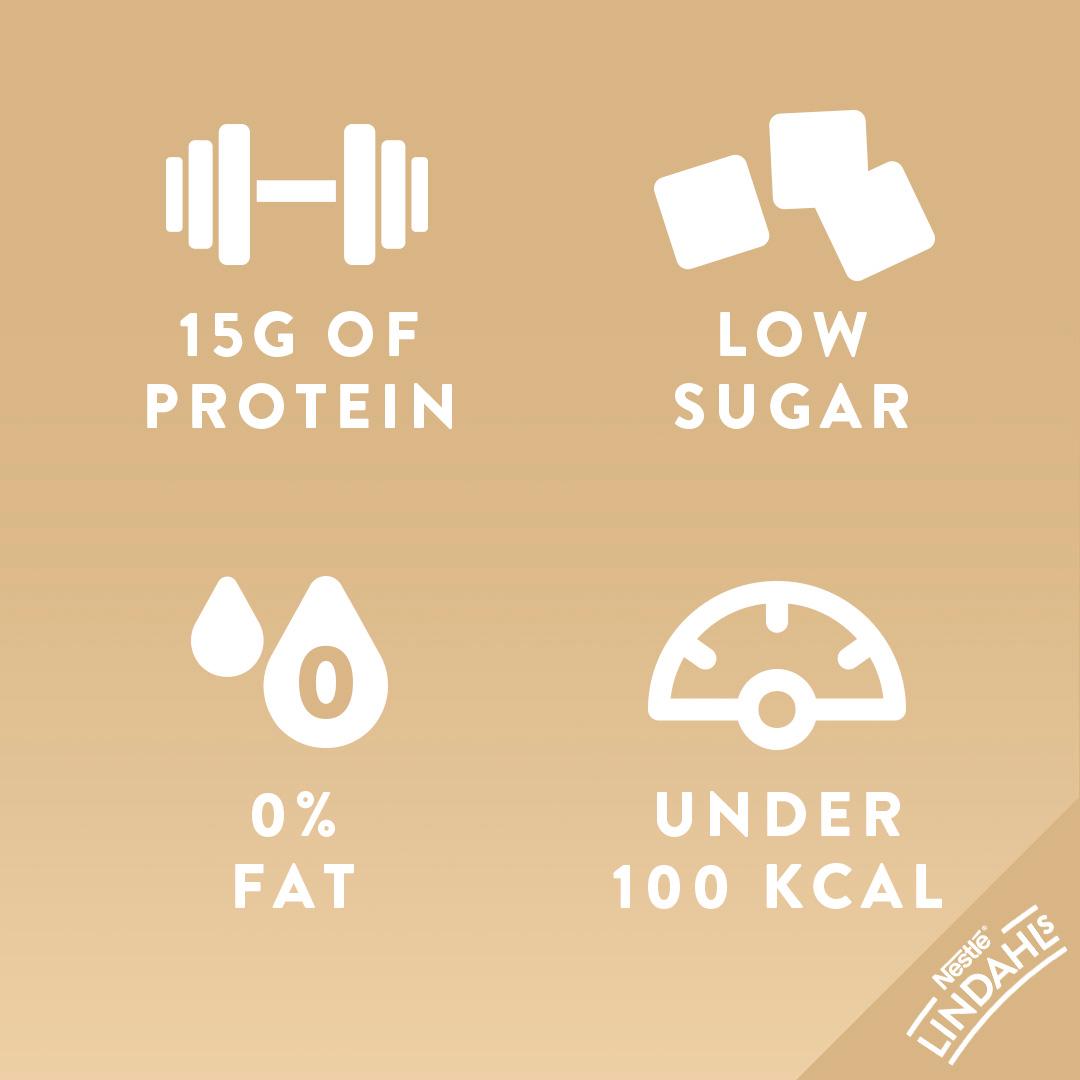 Lindahls Kvarg White Chocolate High Protein Yogurt 150g thumbnail 3