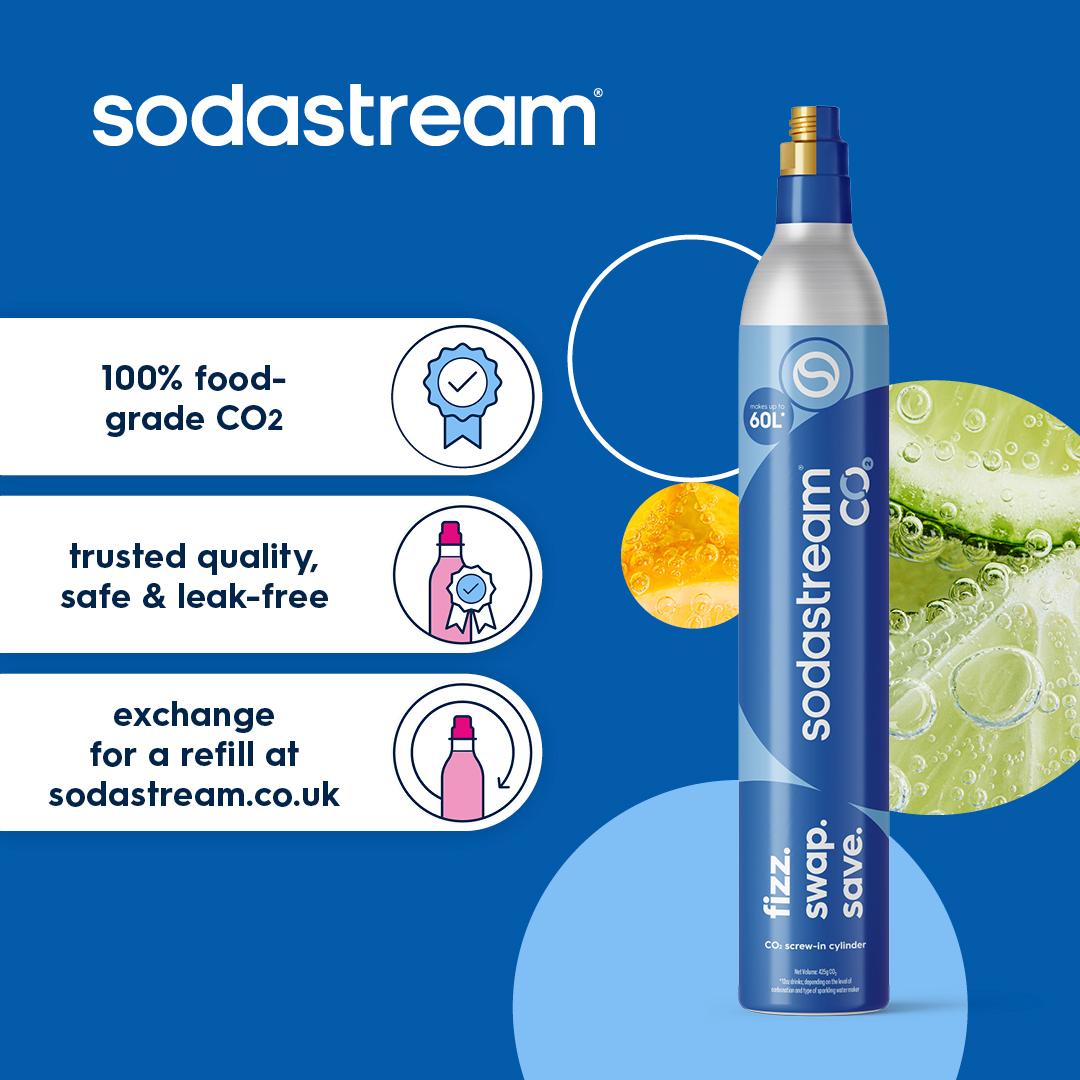 Sodastream Blue CO2 Gas Cylinder 425g thumbnail 4