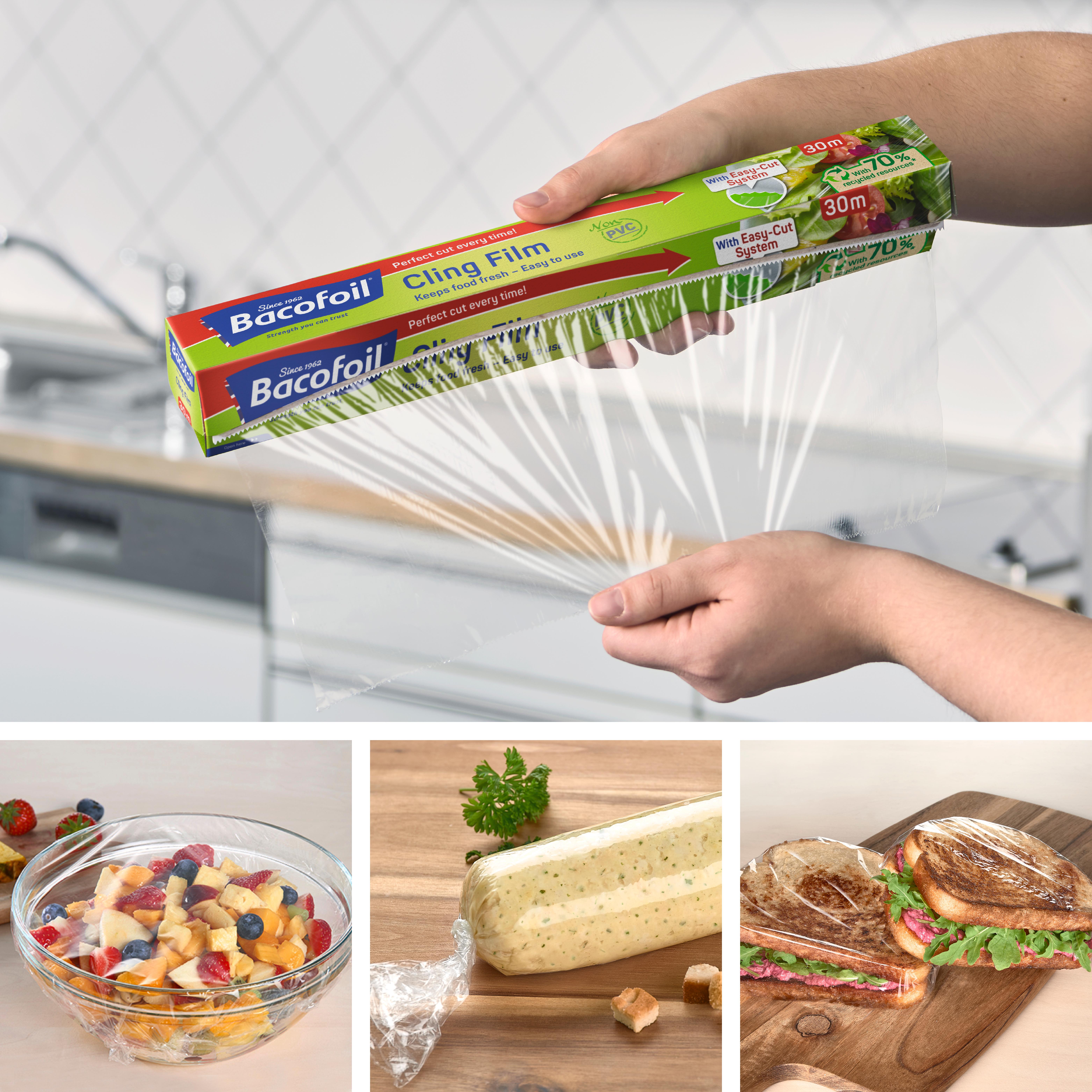 Bacofoil PVC Free Cling Film with Easy-Cut System 32.5cm x 30m thumbnail 6