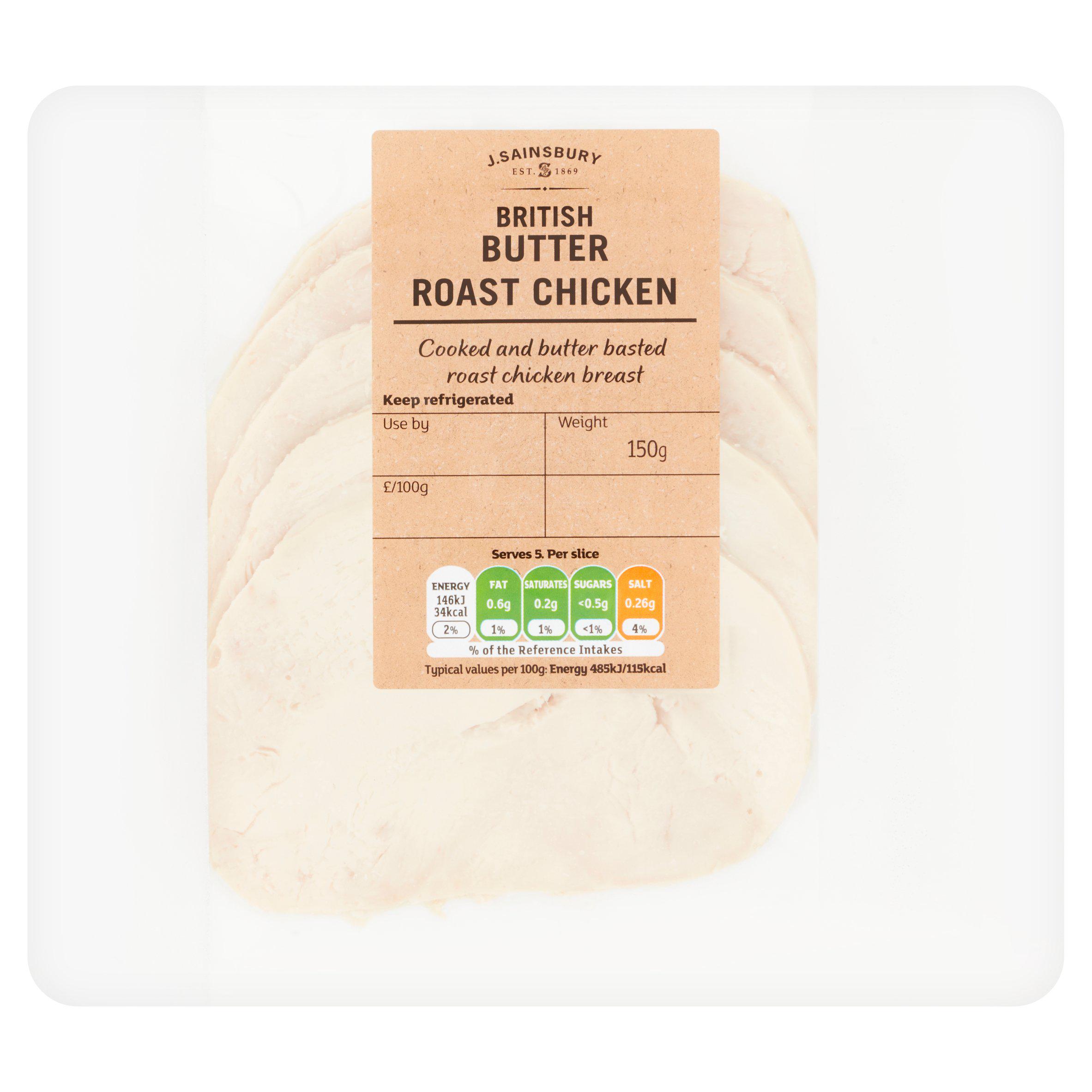 Sainsbury's British Butter Roast Chicken 150g