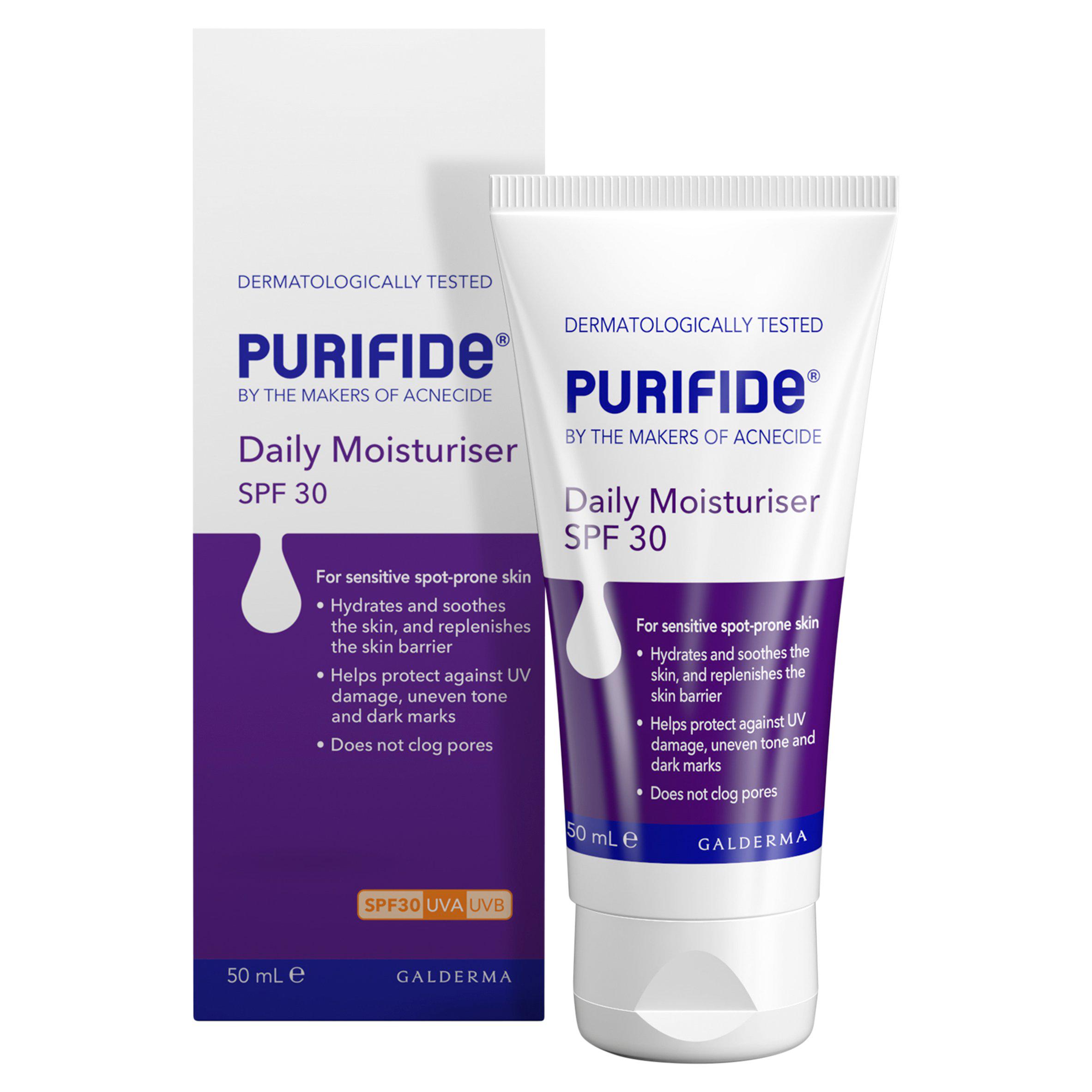 Purifide Daily Moisturiser SPF 30 50ml