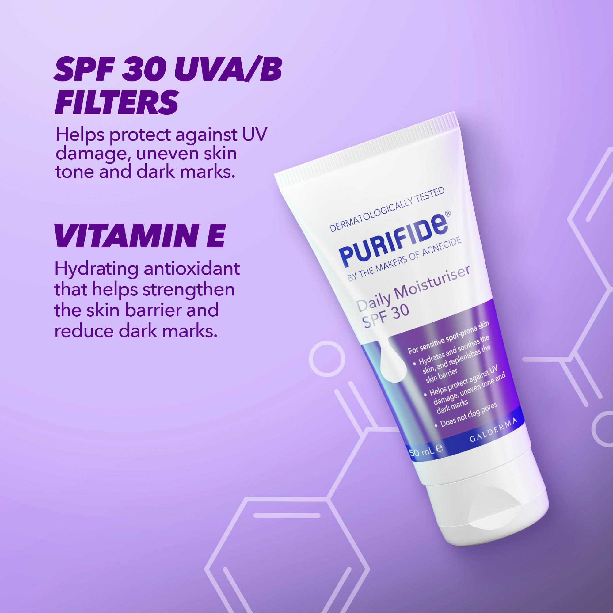 Purifide Daily Moisturiser SPF 30 50ml thumbnail 4