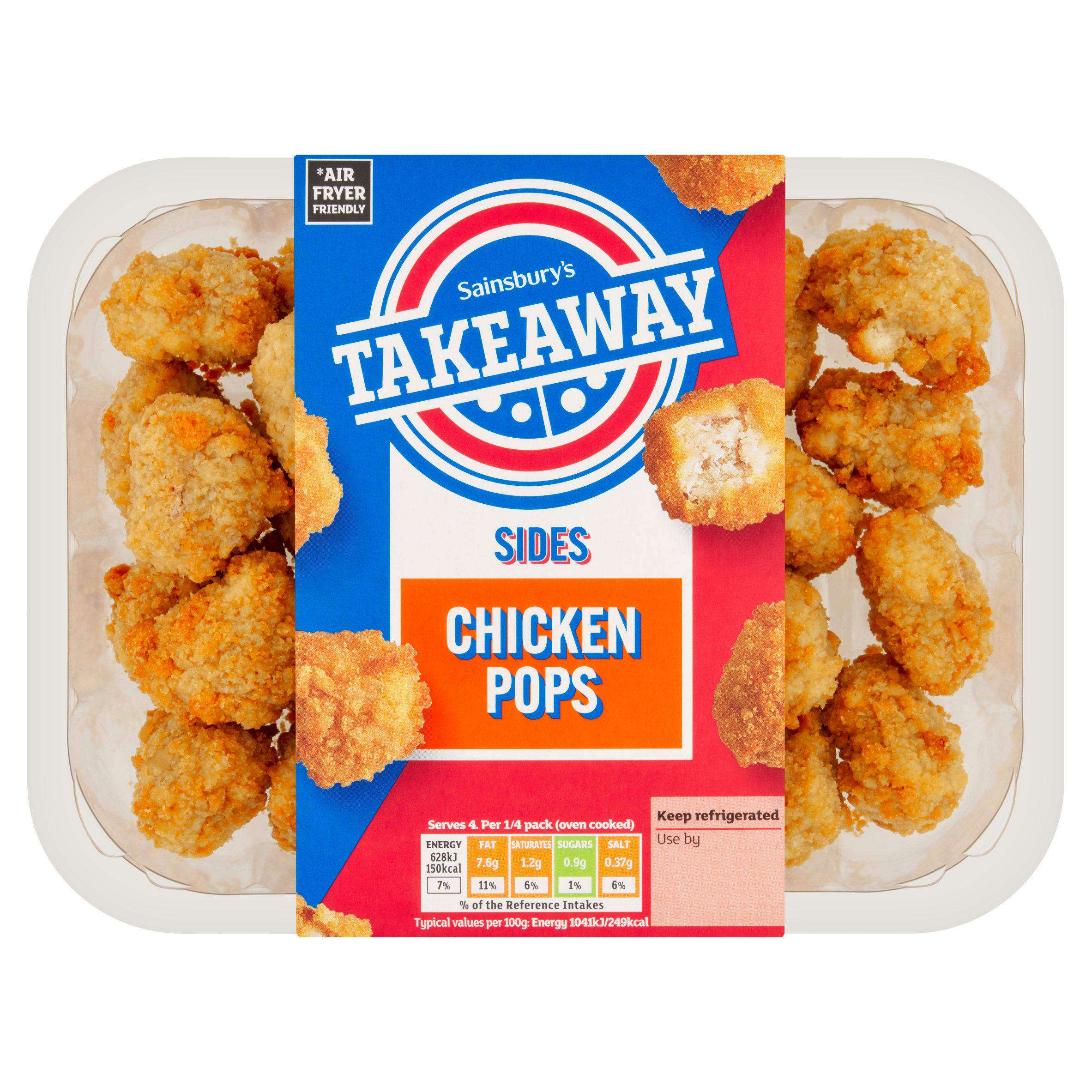 Sainsbury's Sides Breaded Chicken Pops 250g