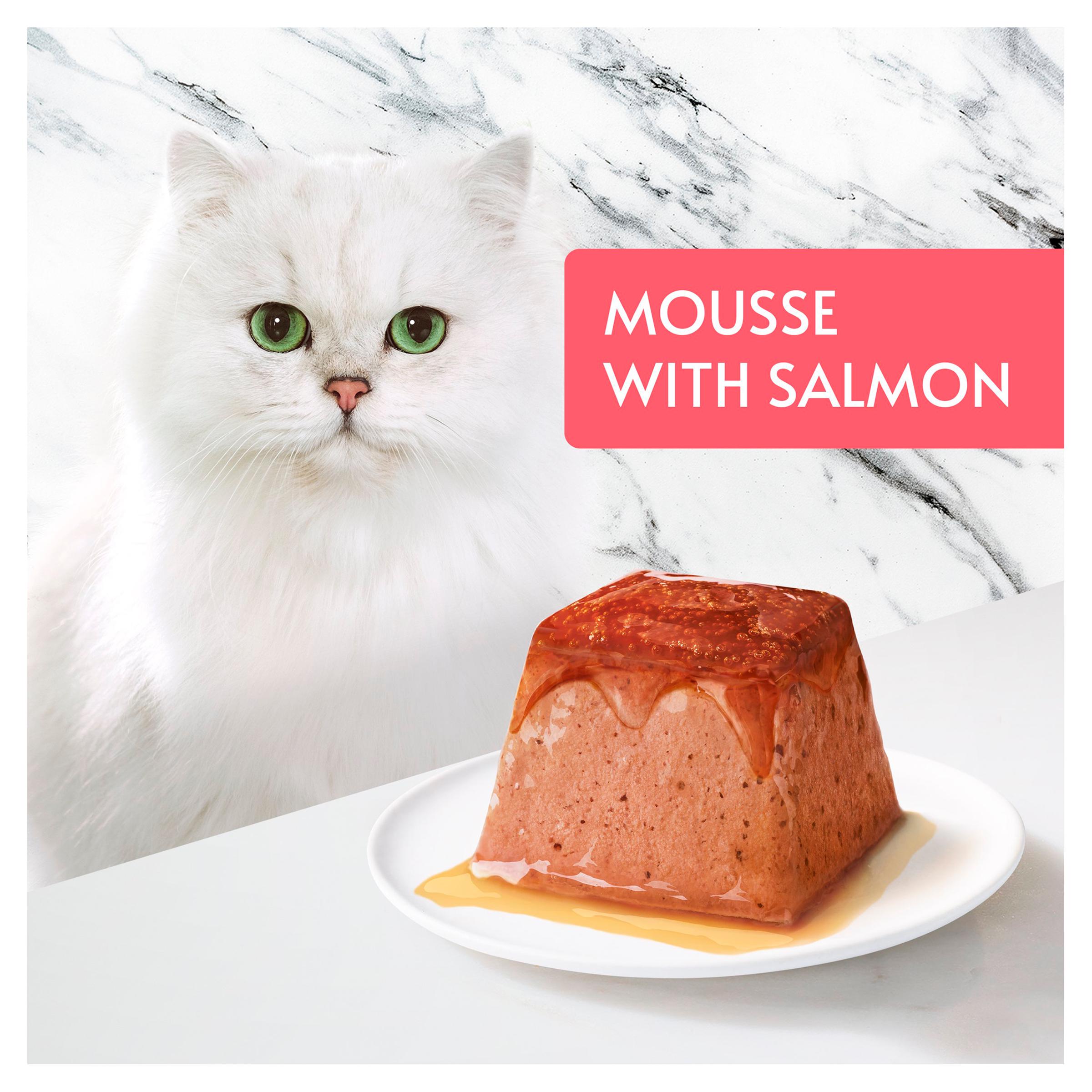 Gourmet Revelations Mousse Salmon Wet Cat Food 4 x 57g thumbnail 3