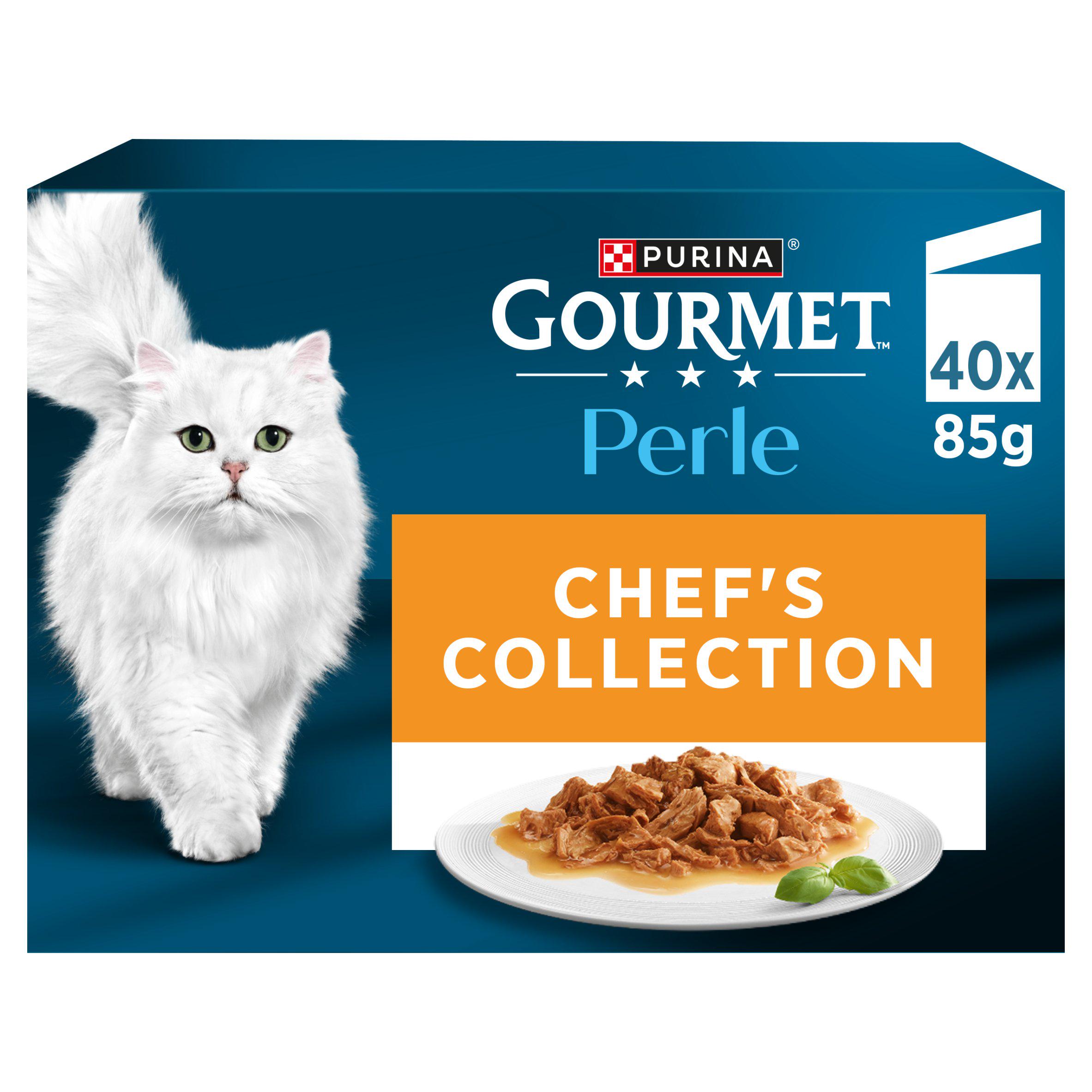 Gourmet Perle Chef's Collection in Gravy Wet Cat Food