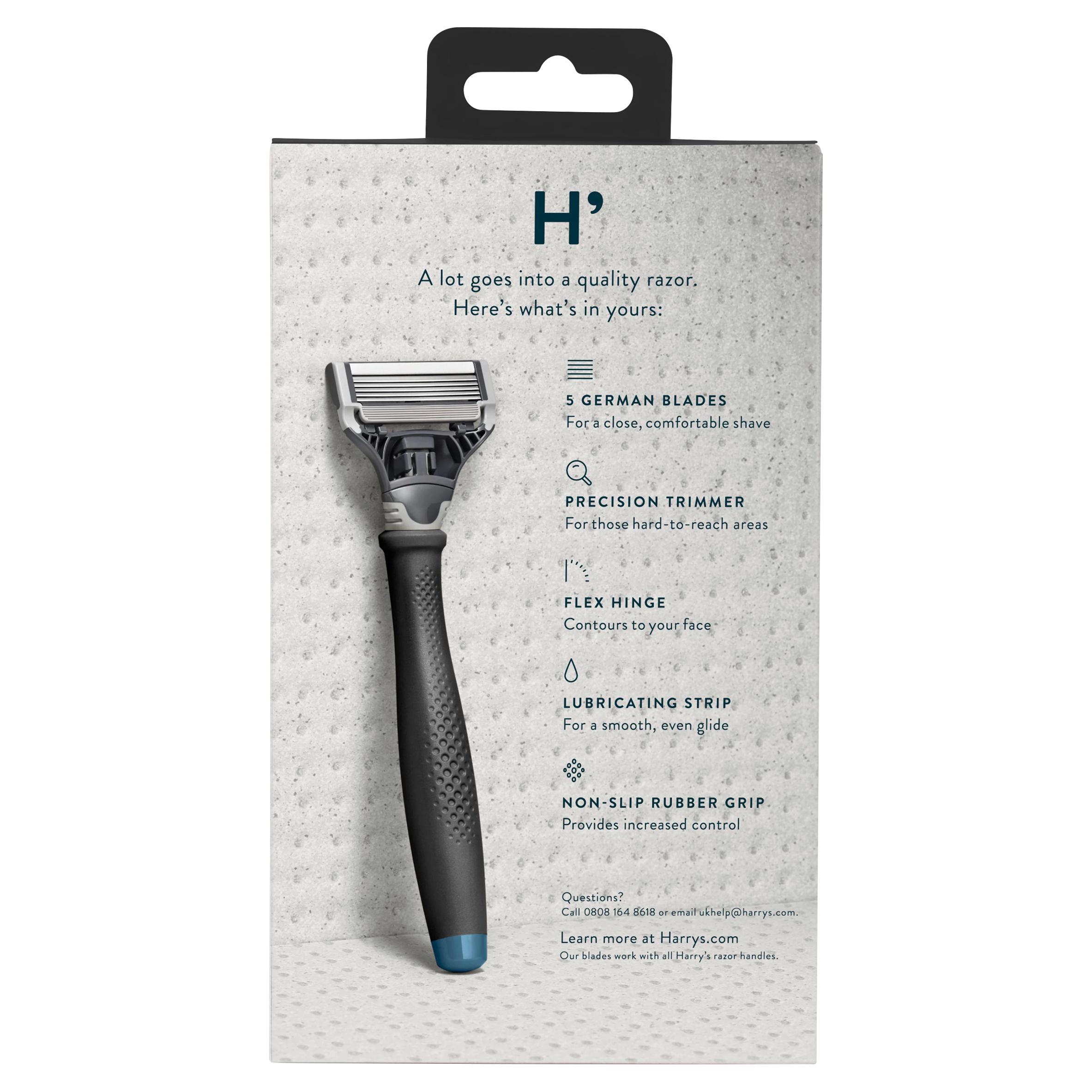 Harry's Men's 5 Blade Razor Midnight Black thumbnail 2