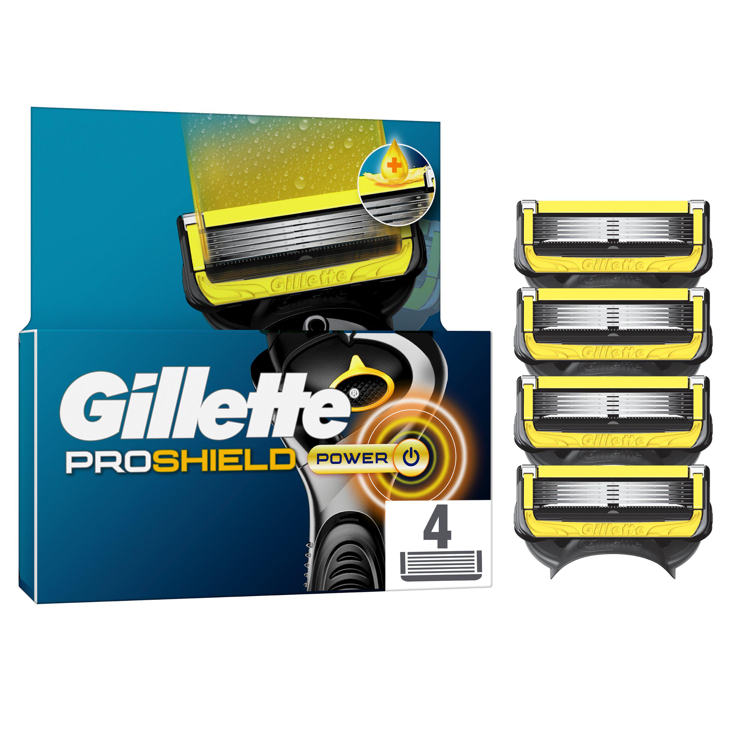 Gillette ProShield Power Men's Razor Blades x4