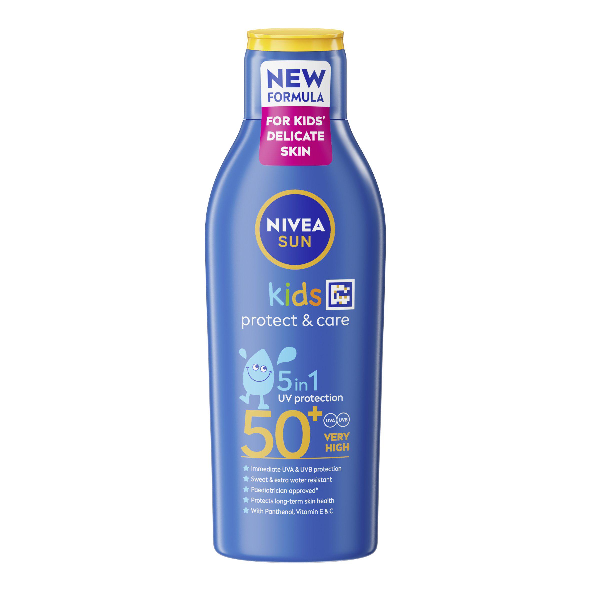 Nivea Sun 200ml Kids Protect & Care SPF 50+ Lotion Sun Cream