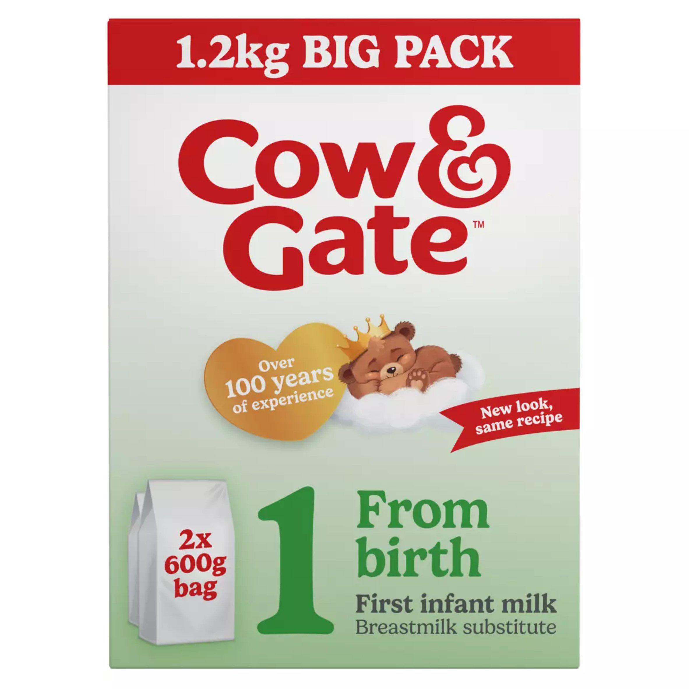 Cow & Gate 1 First Infant Baby Milk Formula Powder from Birth Big Pack