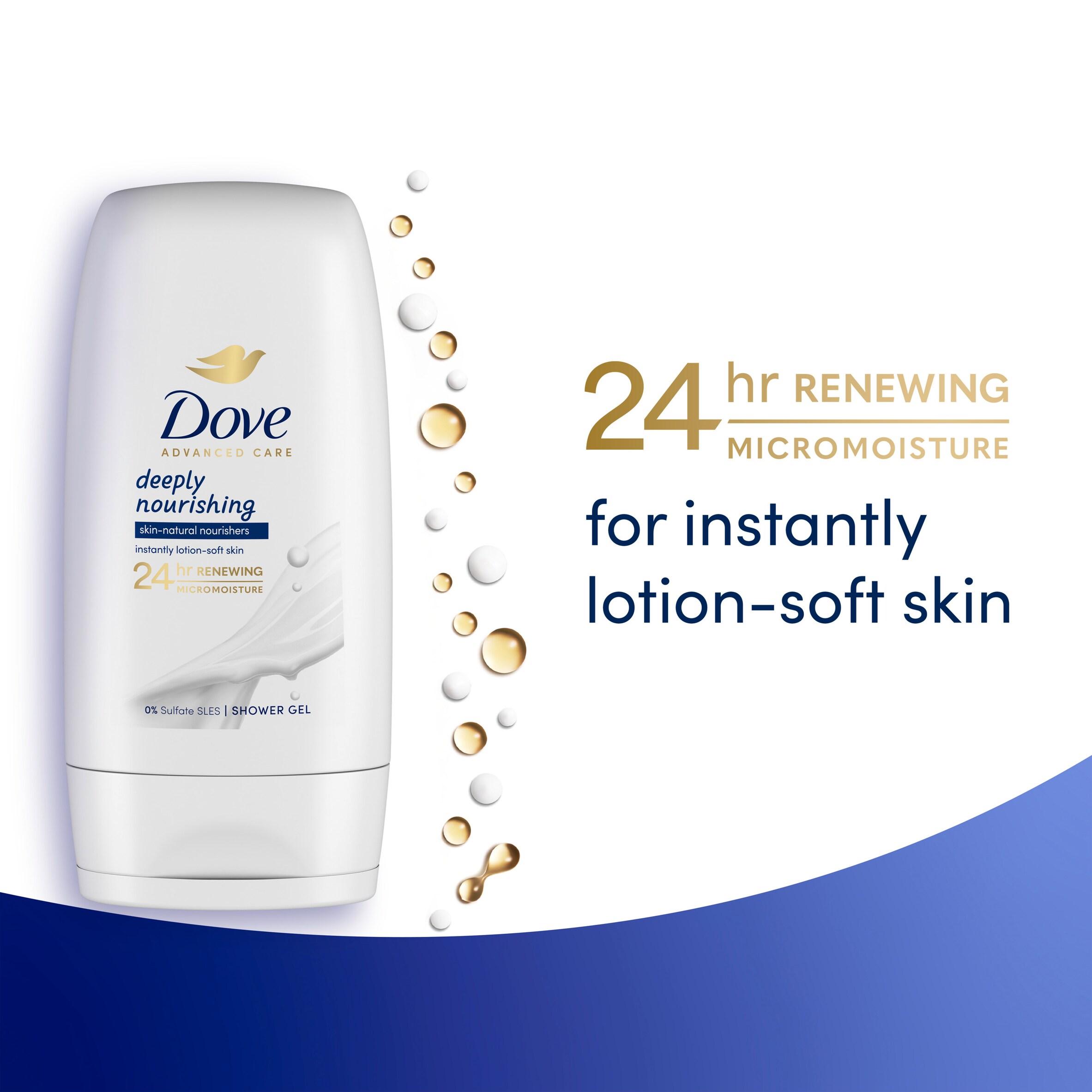 Dove Advanced Care Deeply Nourishing Body Wash Shower Gel Travel Size 55ml thumbnail 2