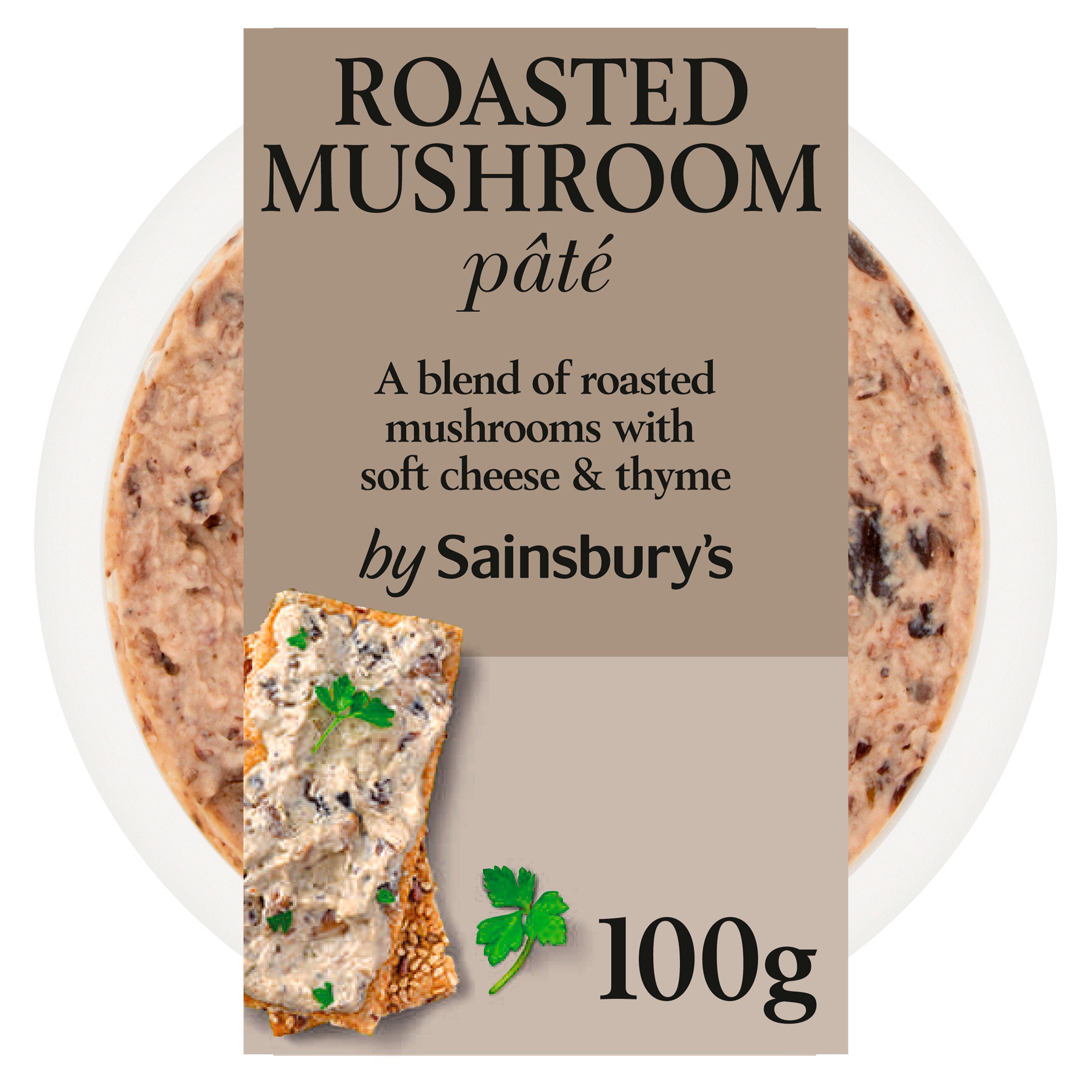 Sainsbury's Roasted Mushroom Pate 100g
