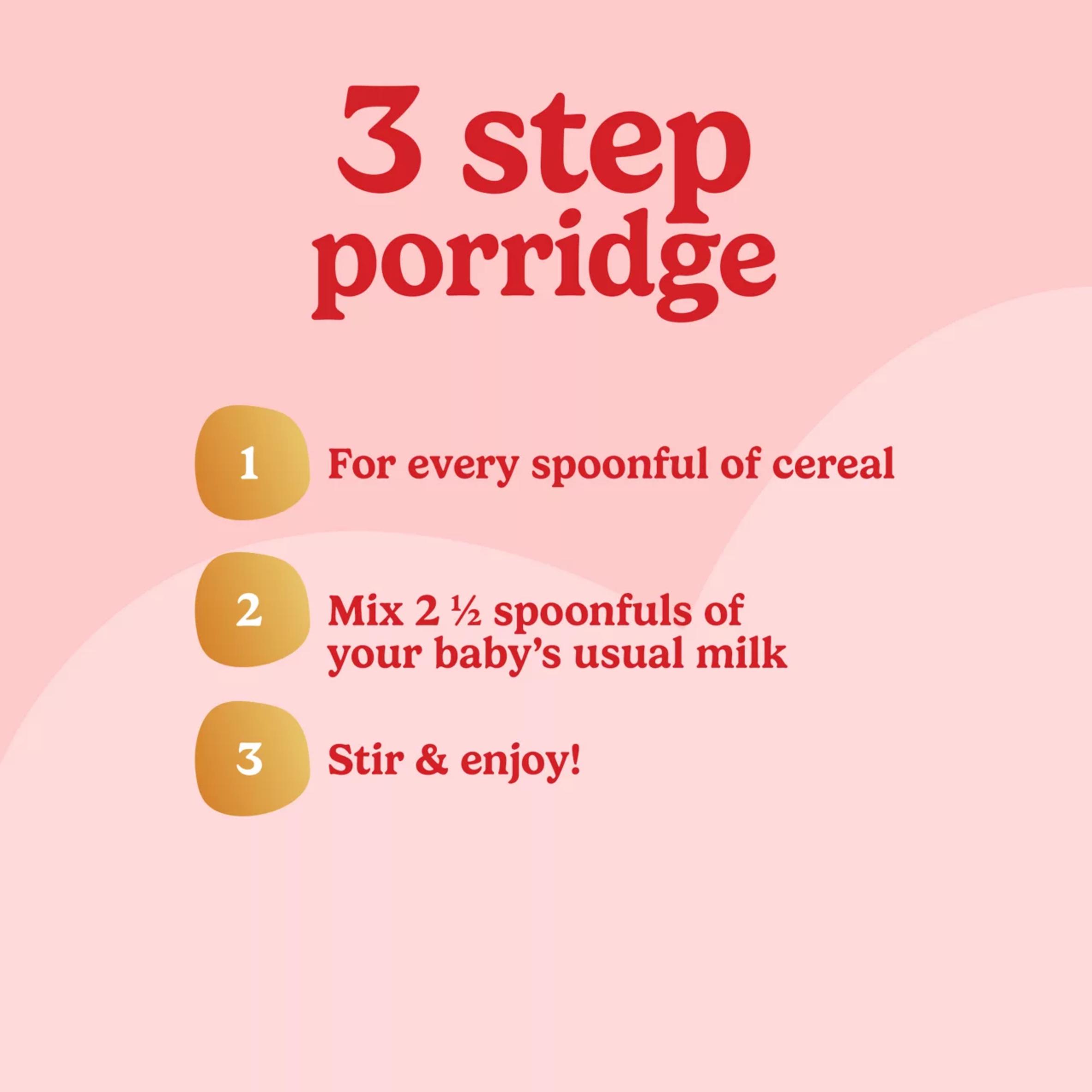 Cow & Gate Red Berry Wholegrain Porridge Baby Cereal 200g thumbnail 3