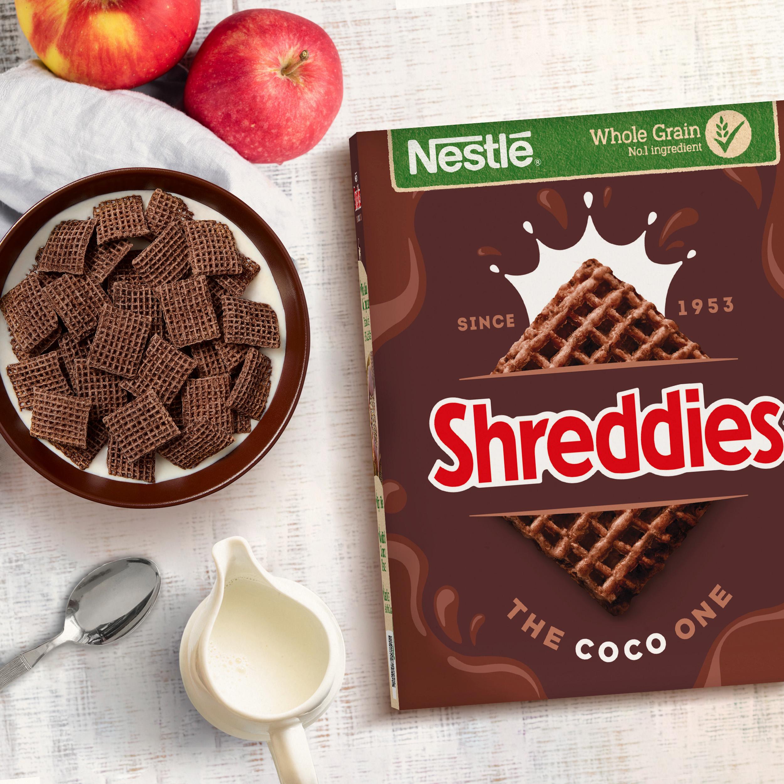 Nestle Shreddies Coco Chocolate Cereal 600g thumbnail 2