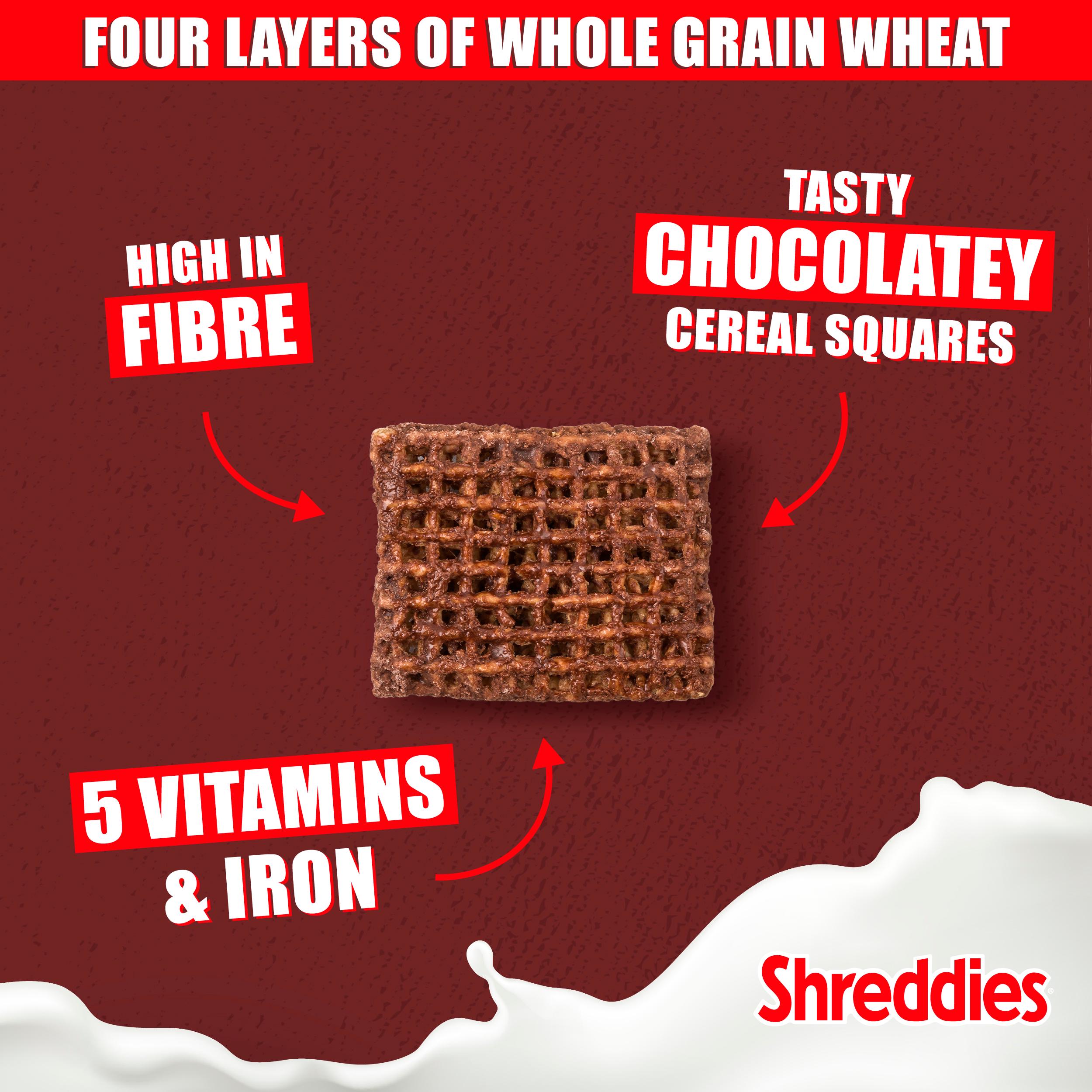 Nestle Shreddies Coco Chocolate Cereal 600g thumbnail 3