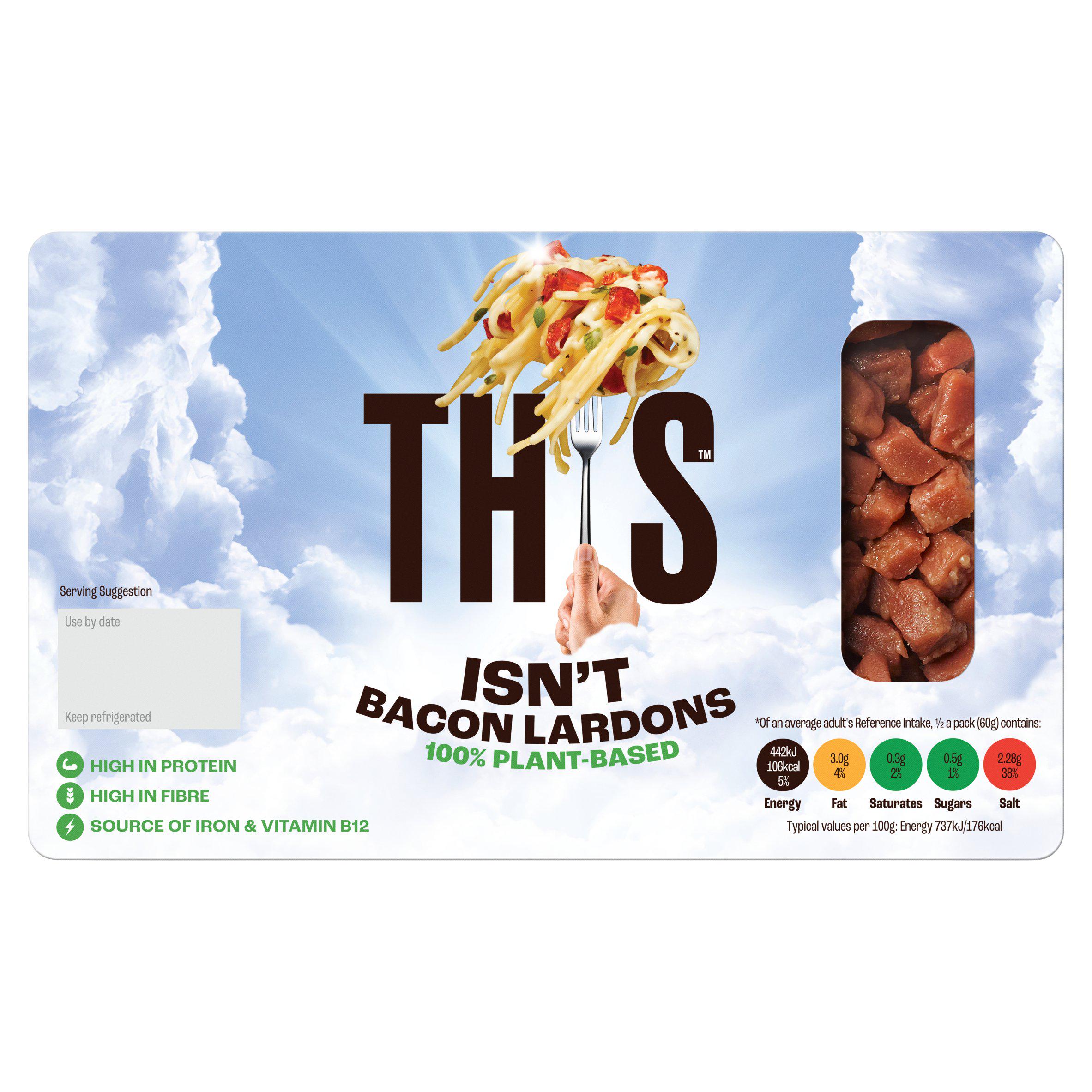 This Isn't Bacon Plant Based Lardons 120G
