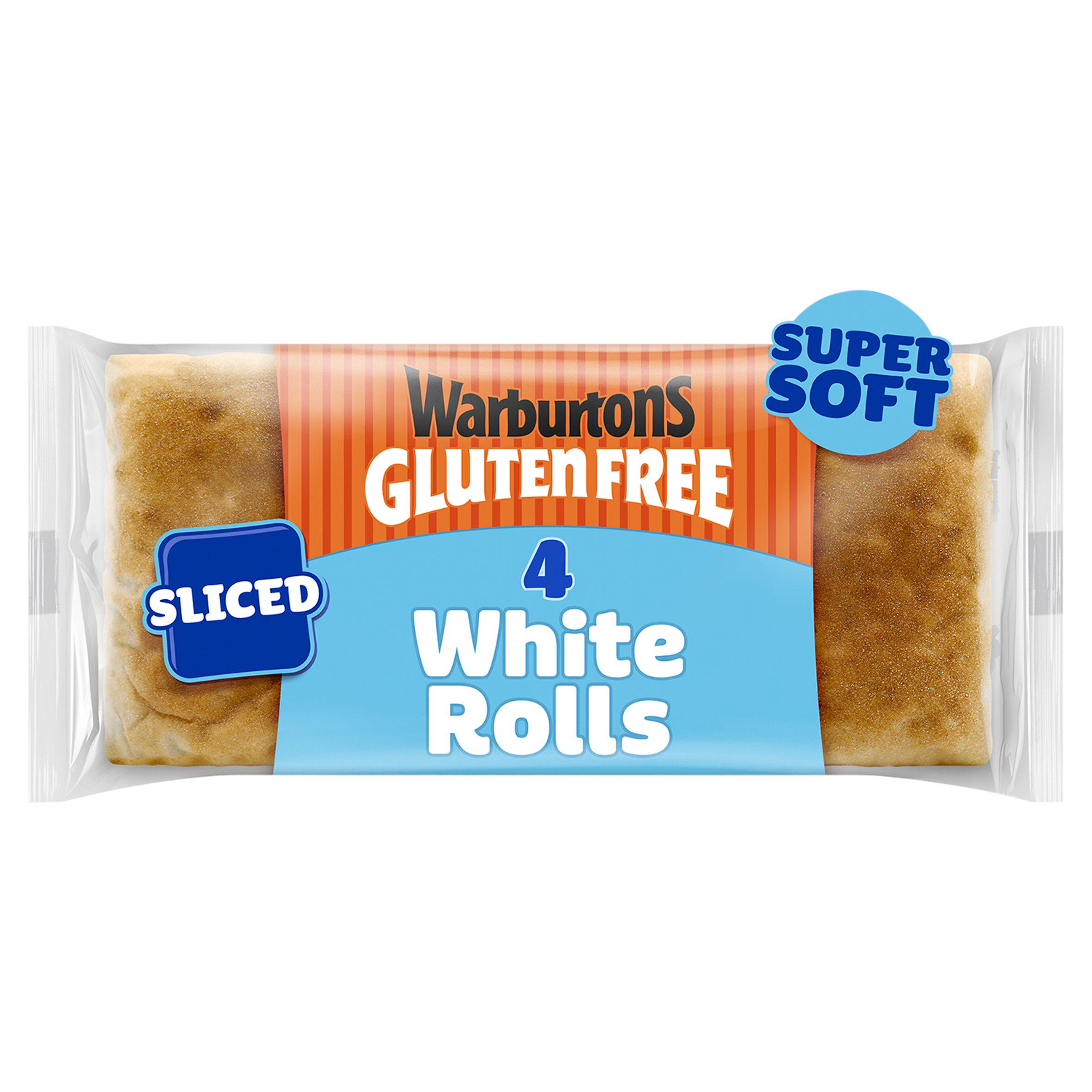 Warburtons Gluten Free White Square Rolls