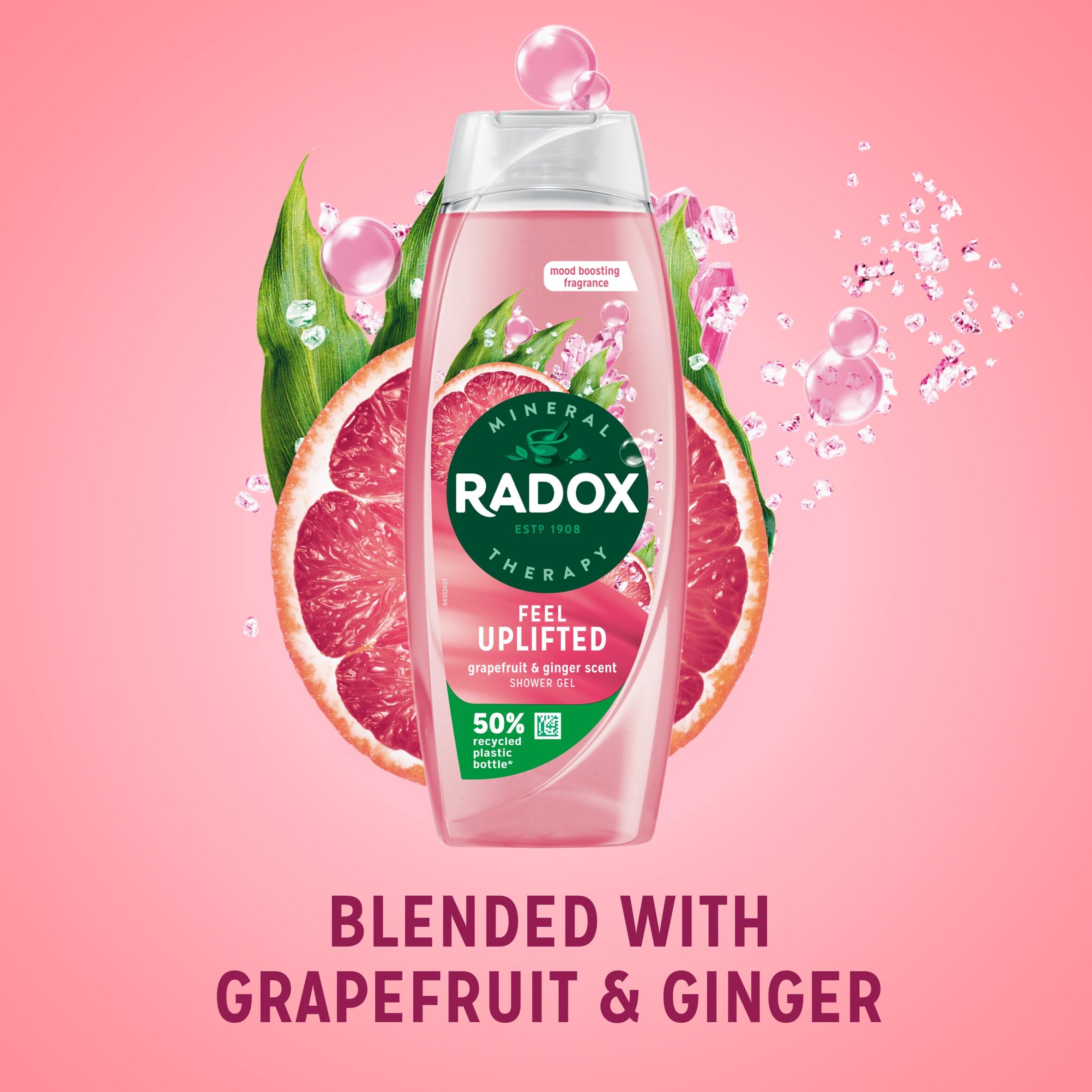 Radox Mineral Therapy Feel Uplifted Shower Gel Grapefruit & Ginger Body Wash 450ml thumbnail 2