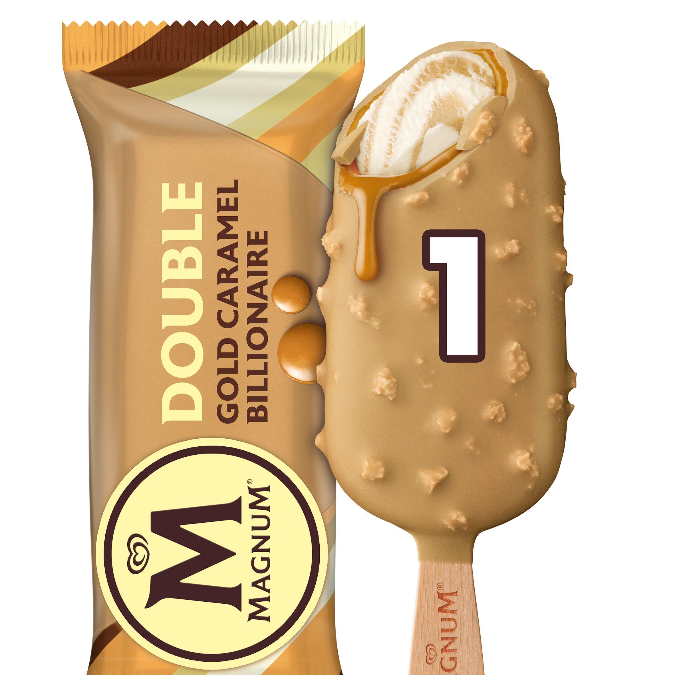 Magnum 85ml Double Gold Caramel Billionaire Ice Cream Stick