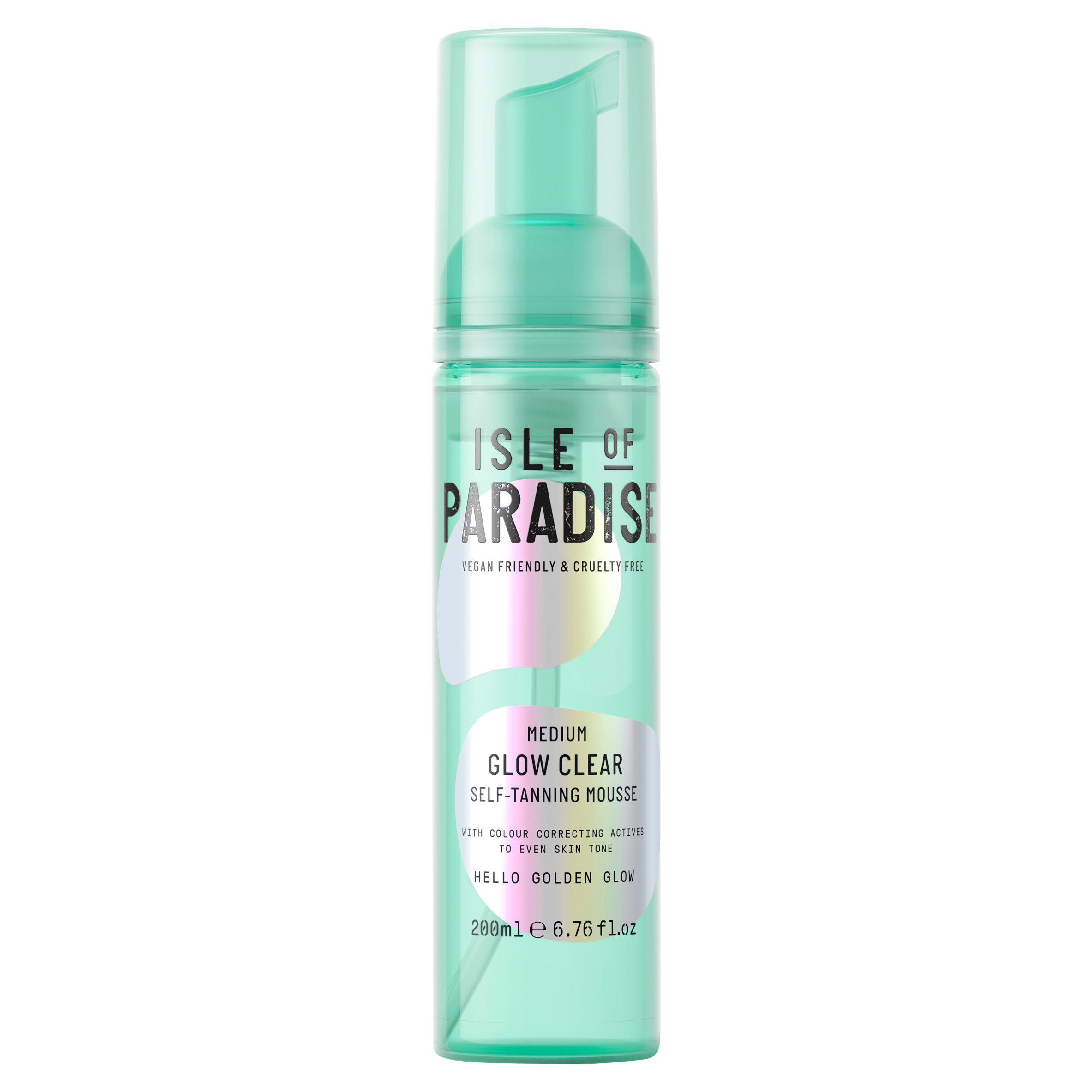 Isle of Paradise 200ml Medium Glow Clear Self Tanning Mousse