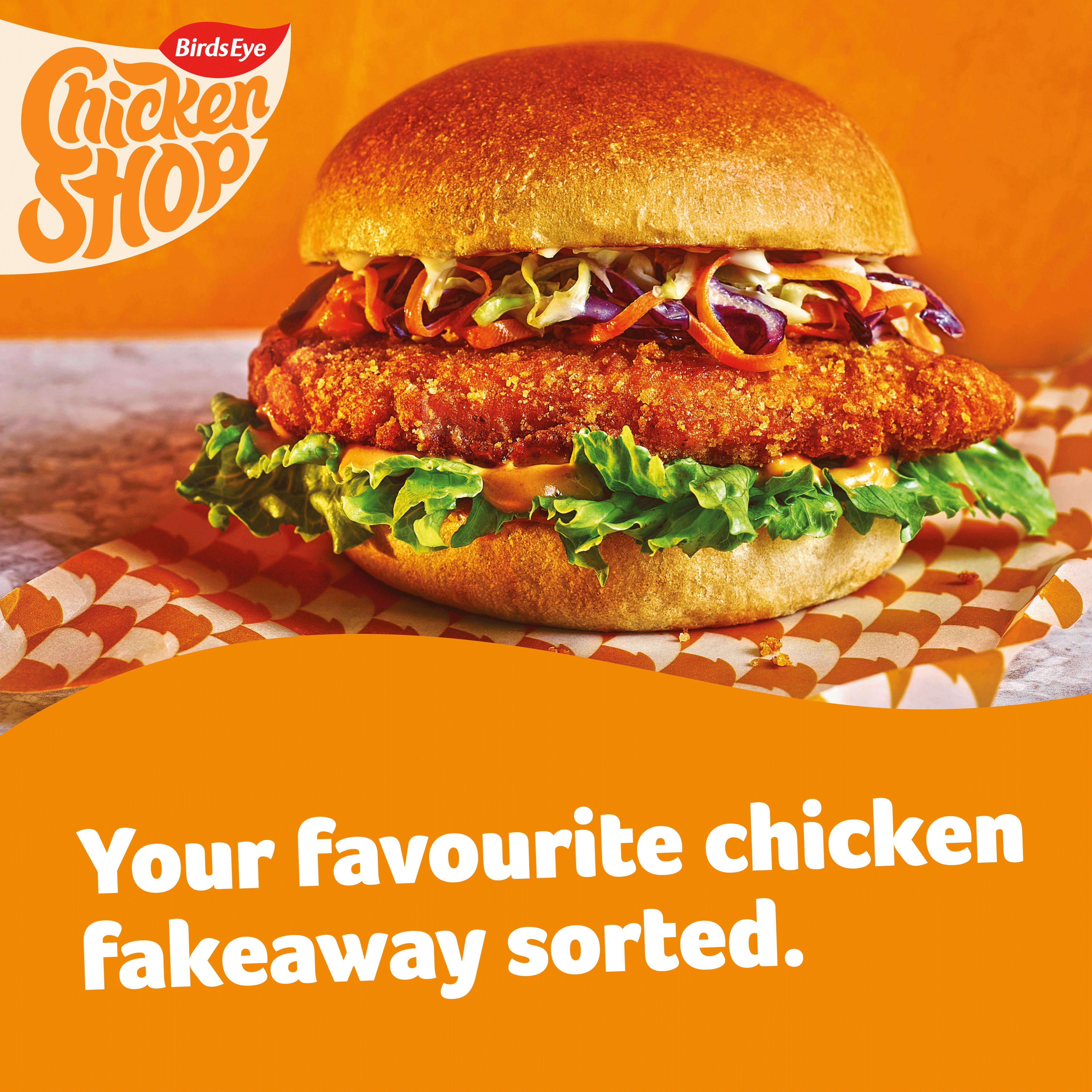 Birds Eye Chicken Shop 2 x Sizzler Breaded Chicken Fillet Burgers 227g thumbnail 2