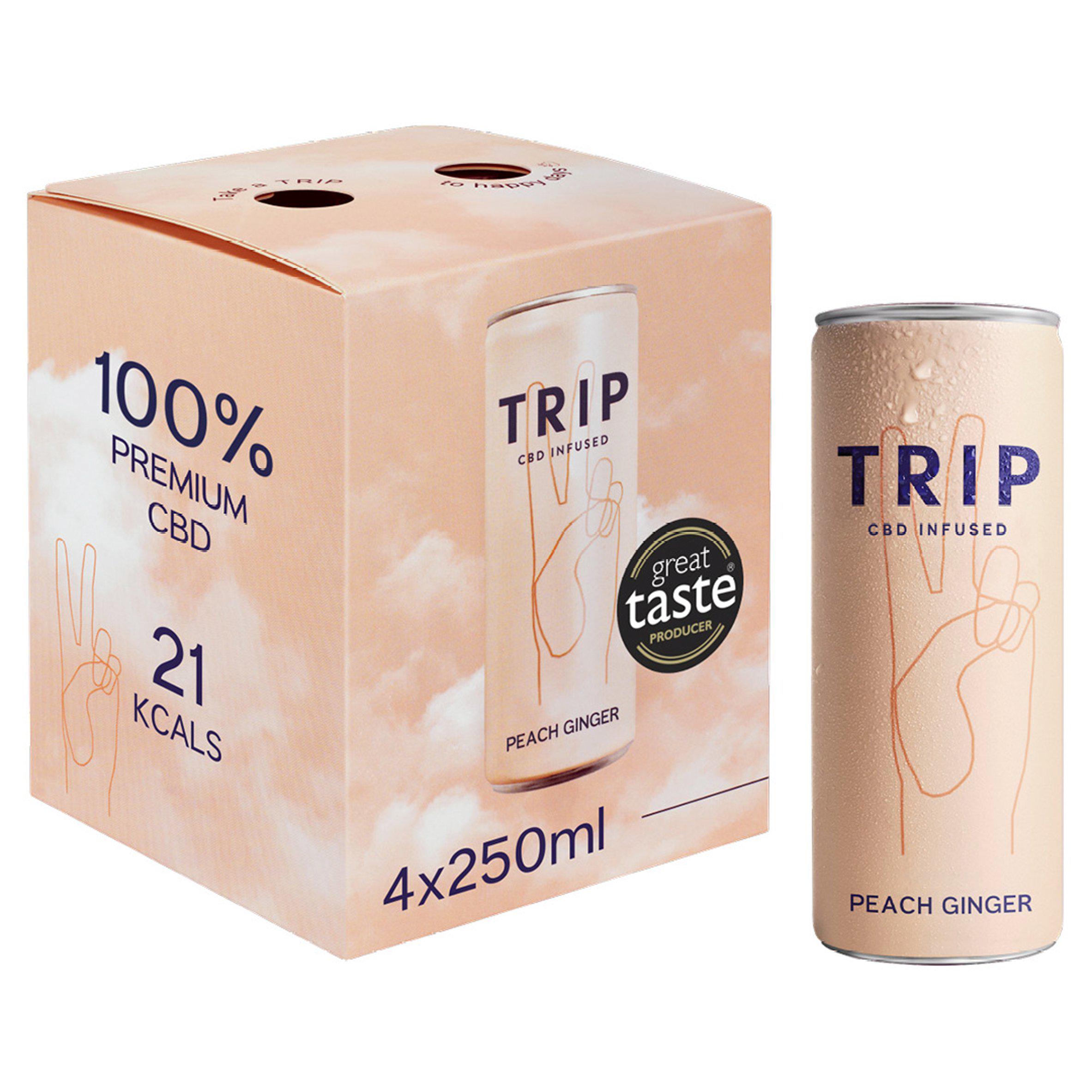 TRIP CBD Infused Peach Ginger