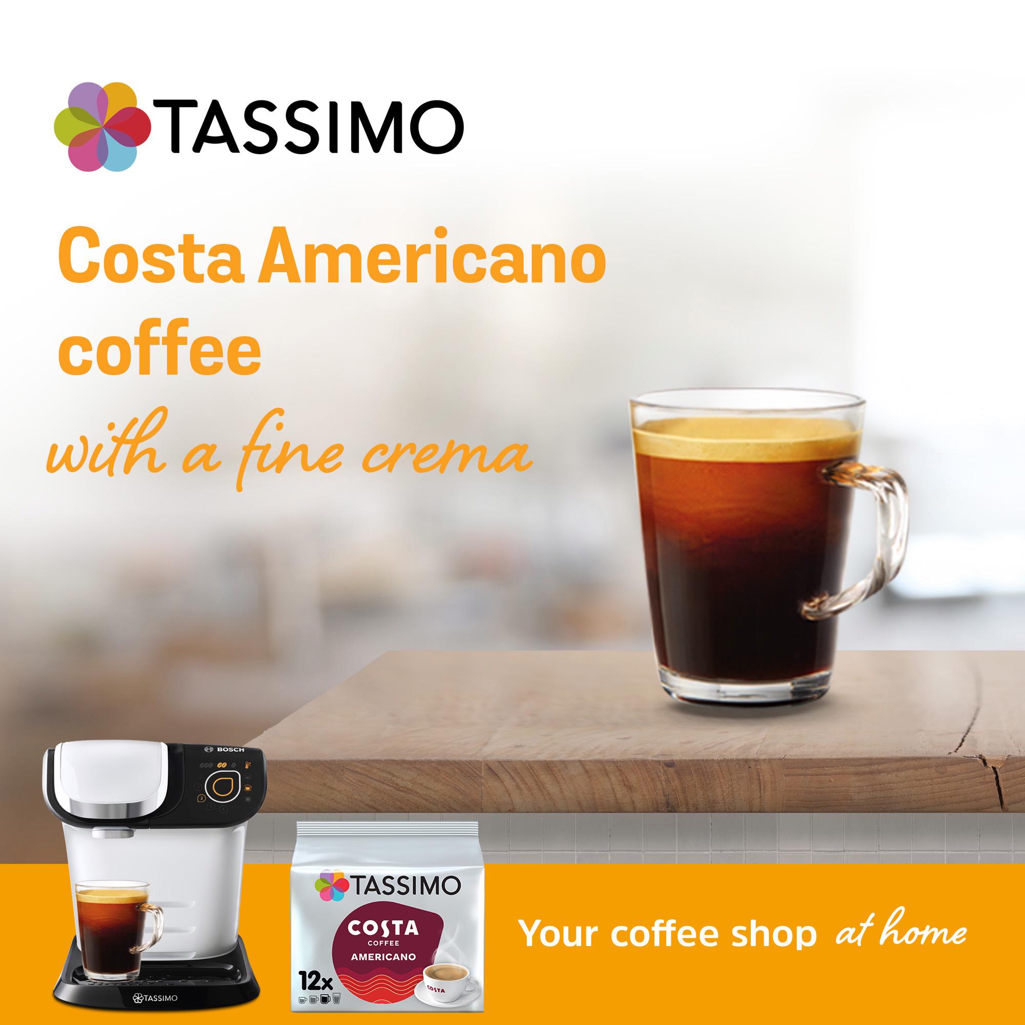Tassimo Costa Americano Coffee Pods 12x9g thumbnail 4