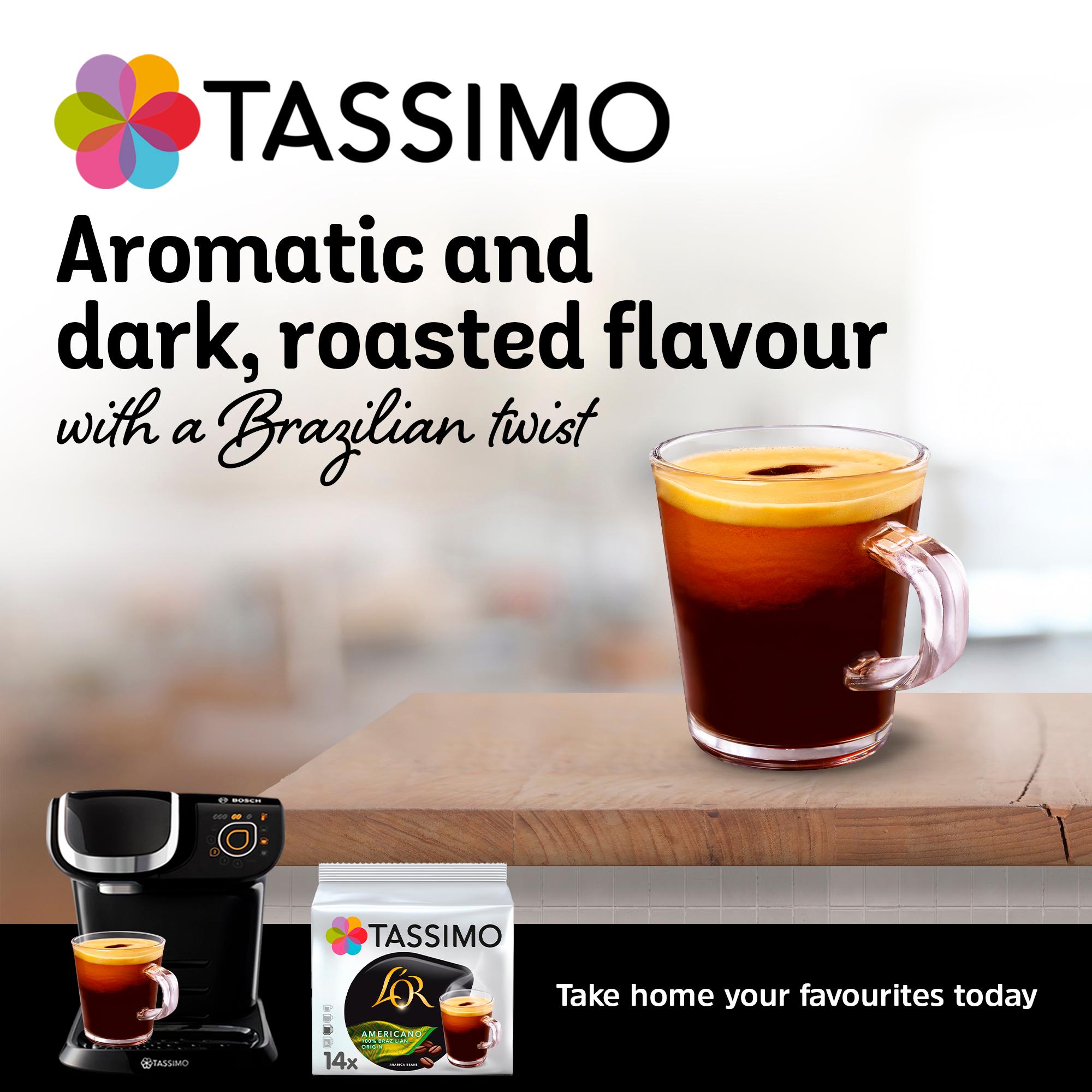 Tassimo L'OR Americano Classique Coffee Pods x14 thumbnail 6