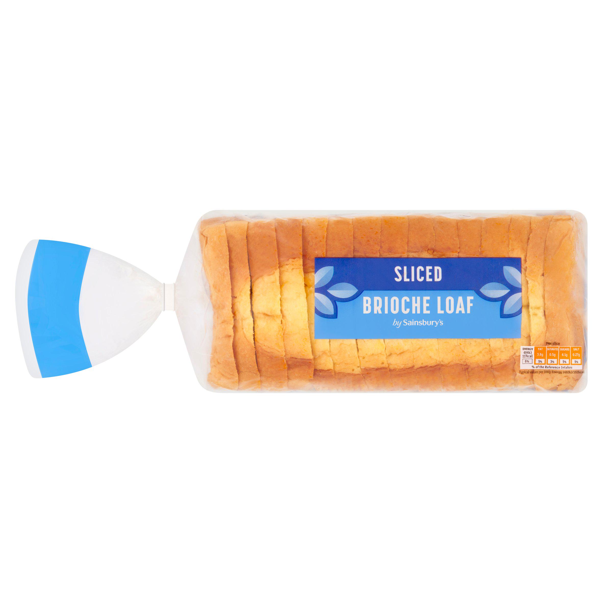 Sainsbury's Sliced Brioche Loaf 500g