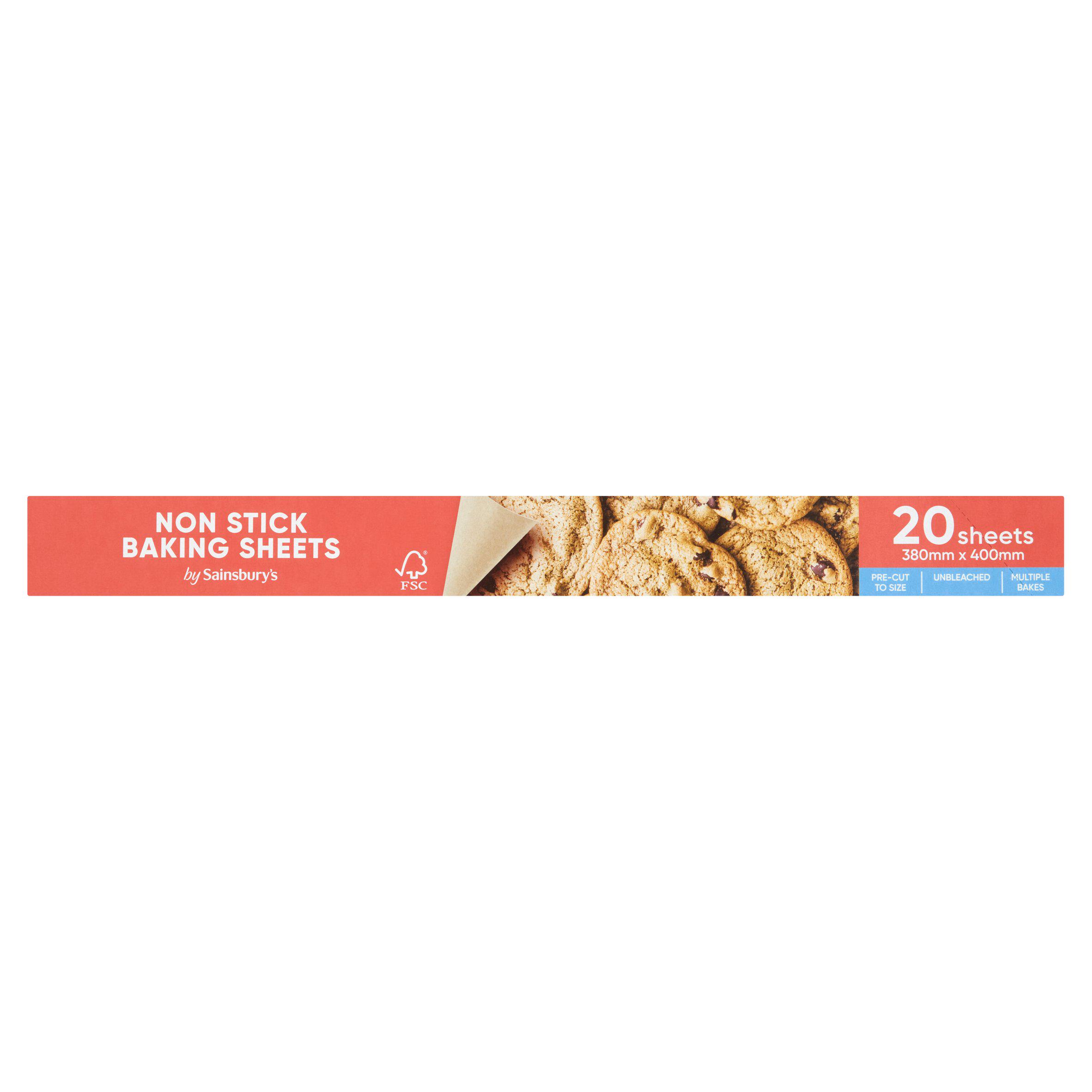 Sainsbury's Non Stick Baking Paper Sheets x20