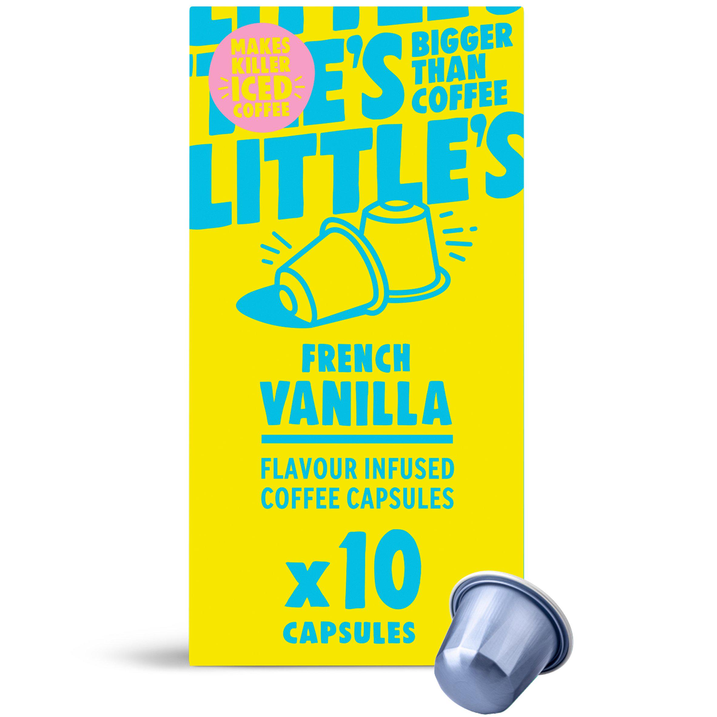 Little's French Vanilla Flavour Nespresso Infused Coffee Capsules x10 55g