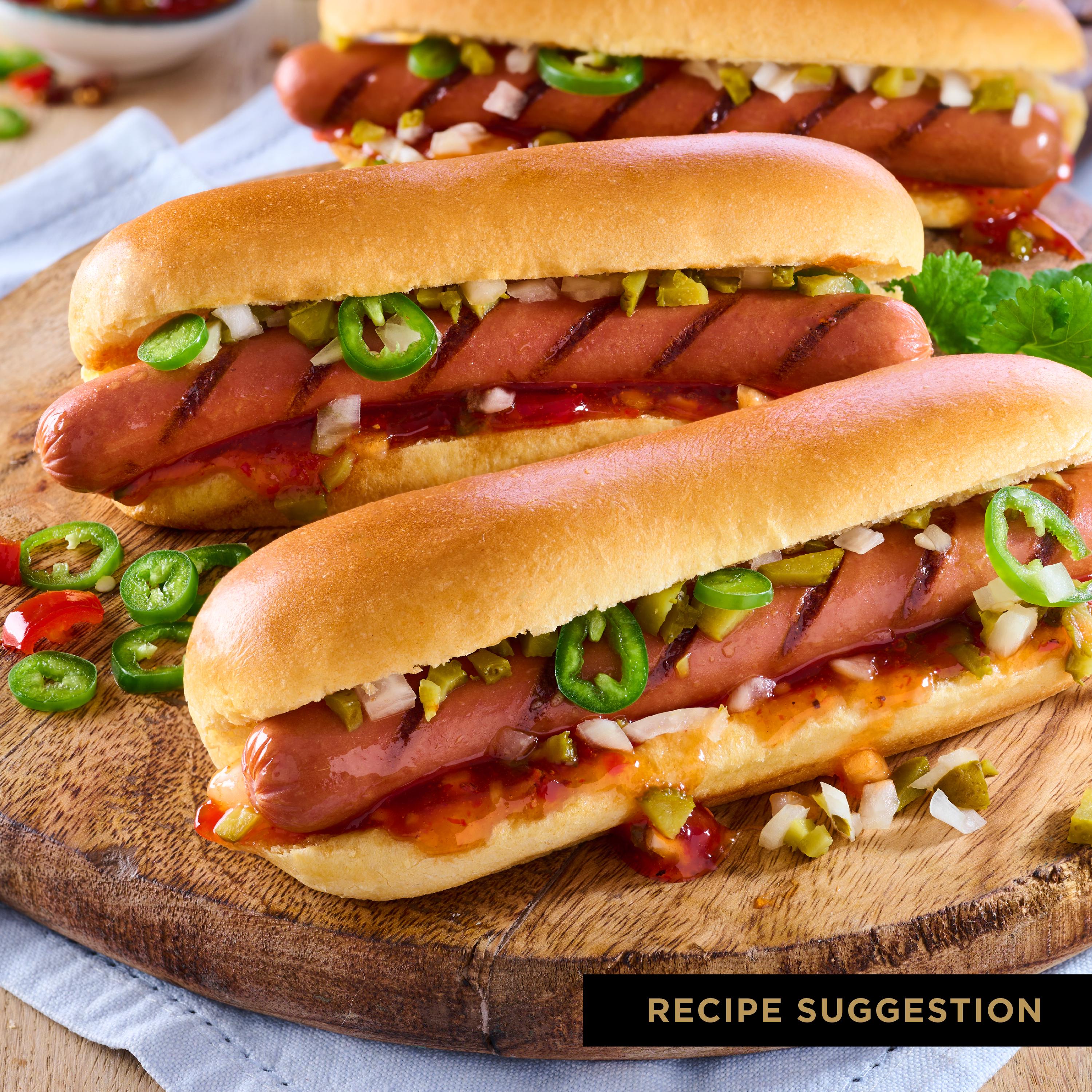 St Pierre Brioche Hot Dog Rolls x4 thumbnail 2