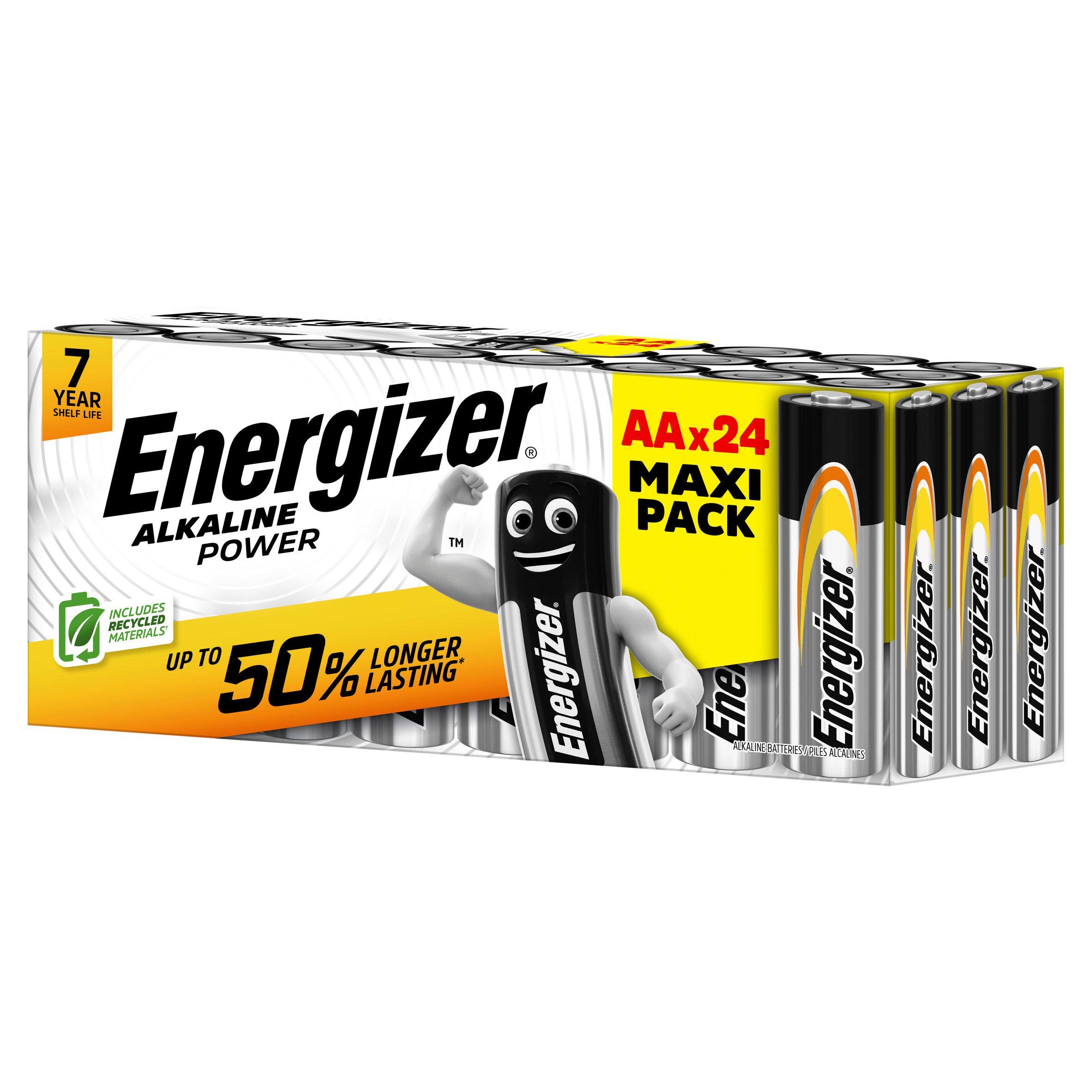 Energizer Alkaline Power AA Batteries