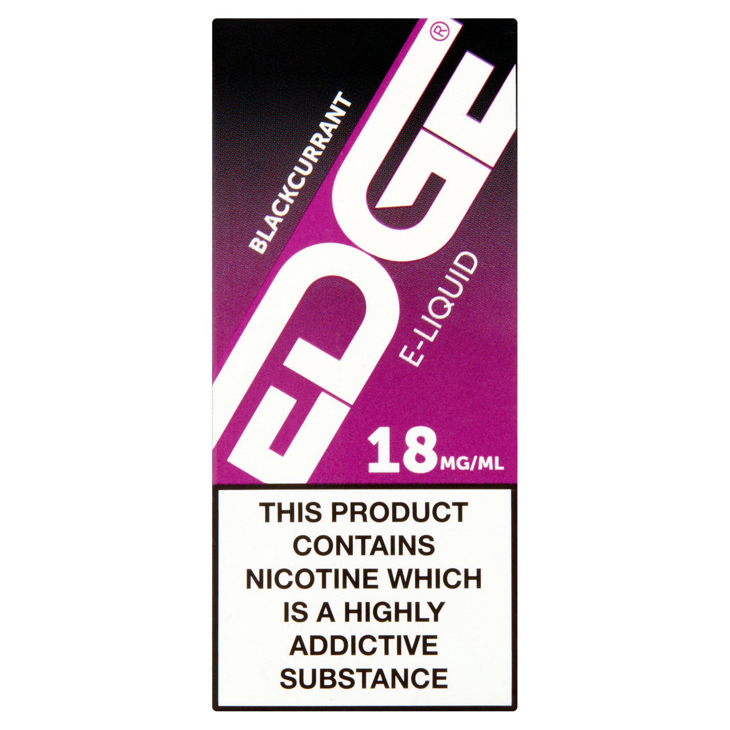 Edge Vape Liquid Refill Blackcurrant 18mg