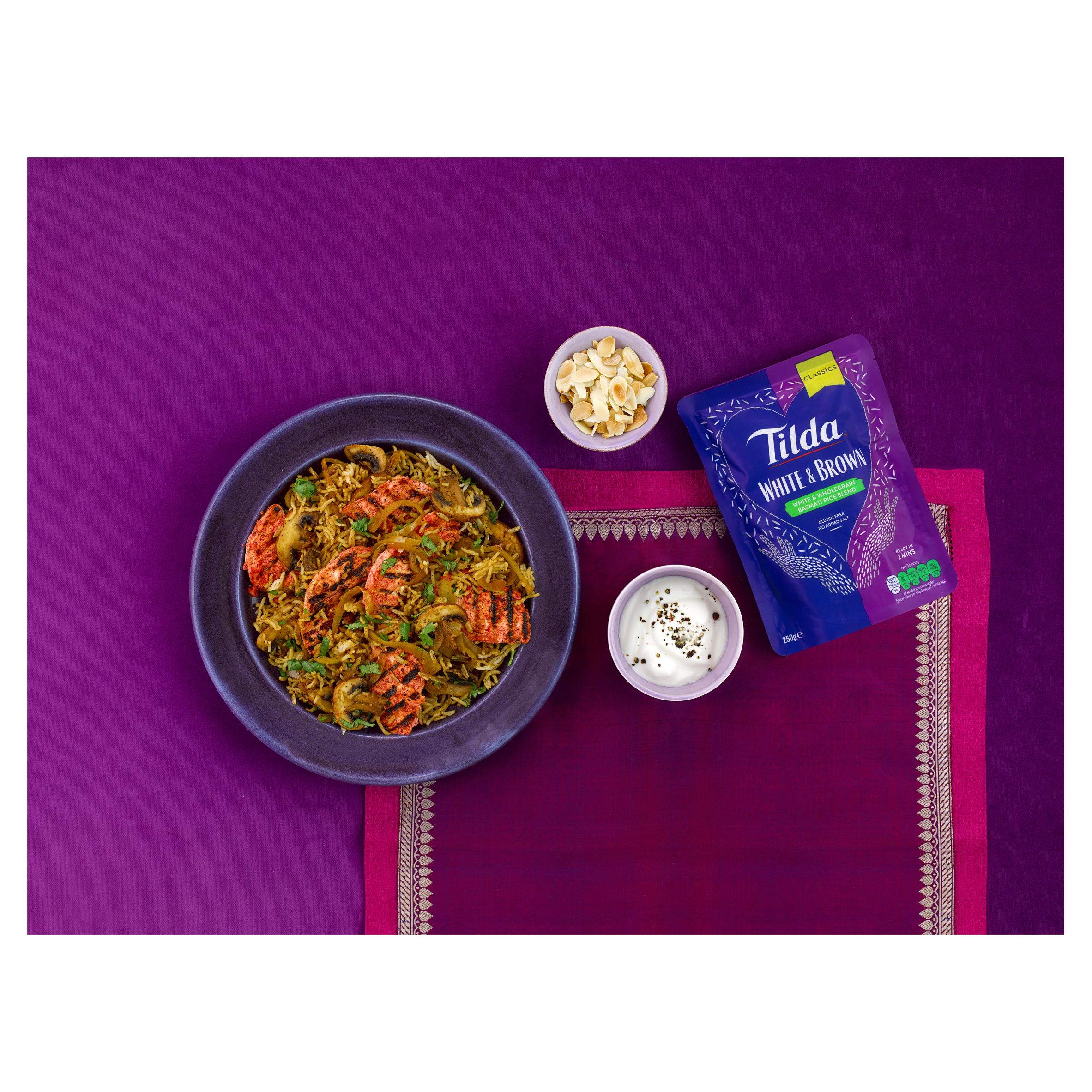Tilda Classics White & Wholegrain Basmati Rice Blend 250g thumbnail 4