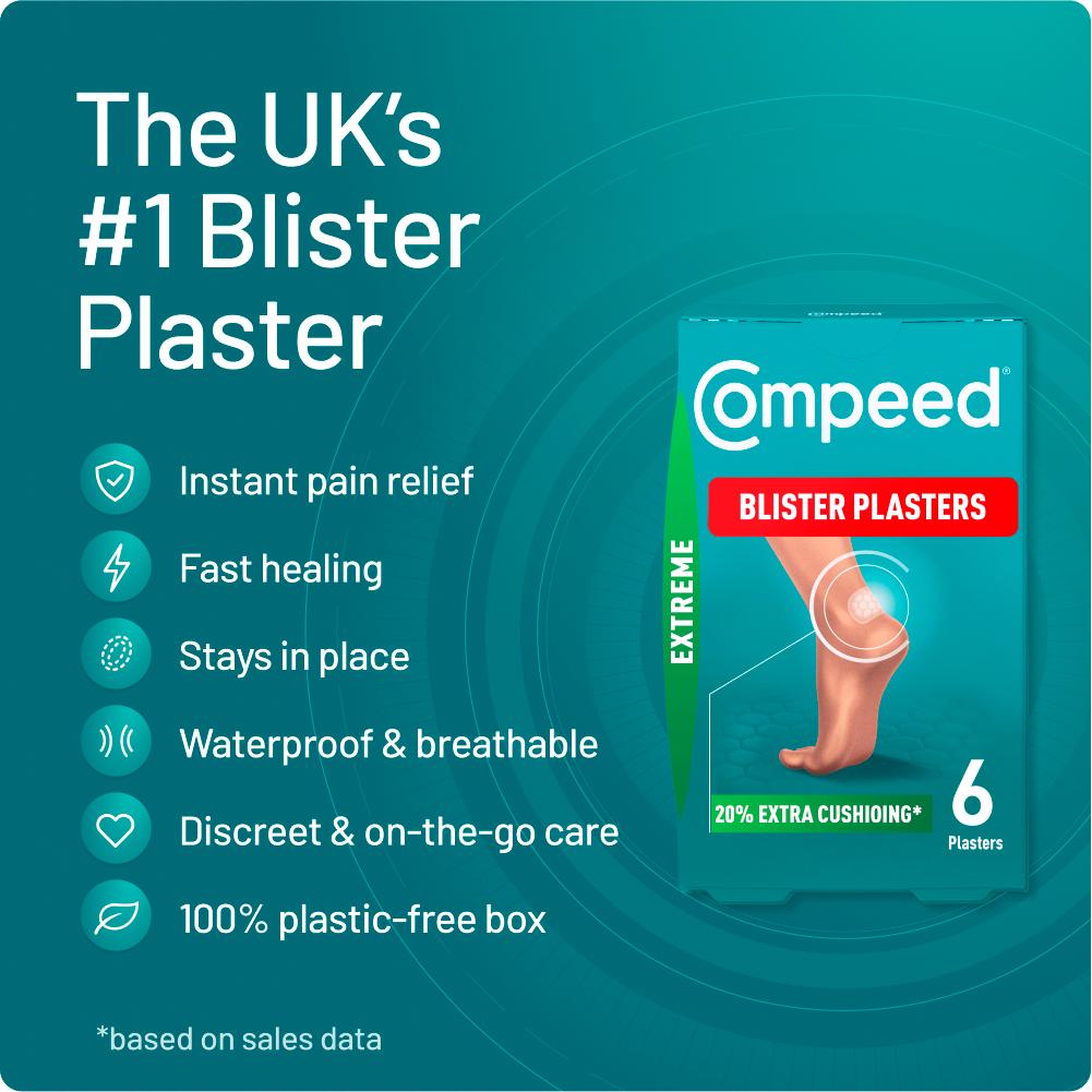Compeed Extreme Blister Plasters x6 thumbnail 3