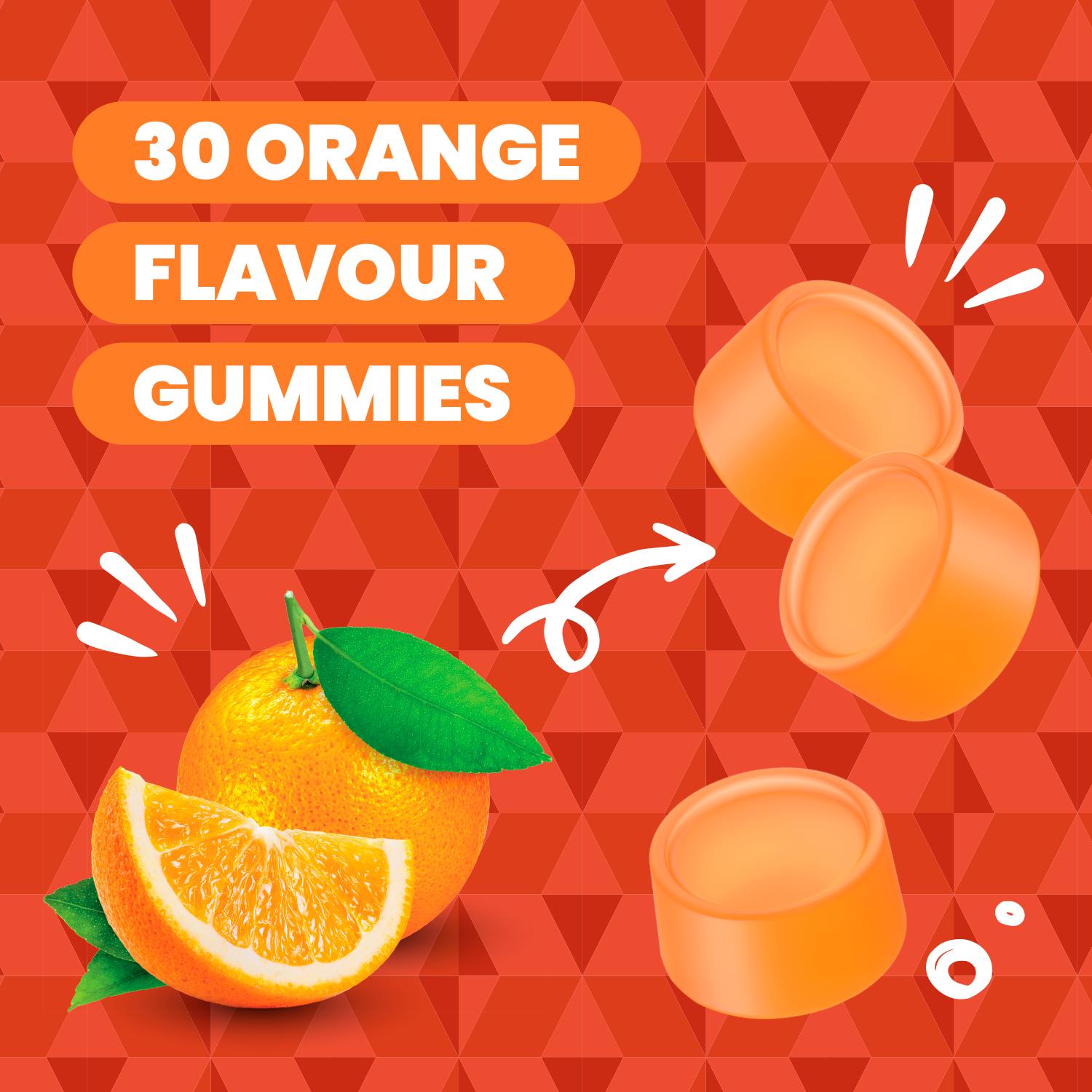 Haliborange Adult Multi Orange Flavour On-a-Day Adult Gummies x30 thumbnail 4