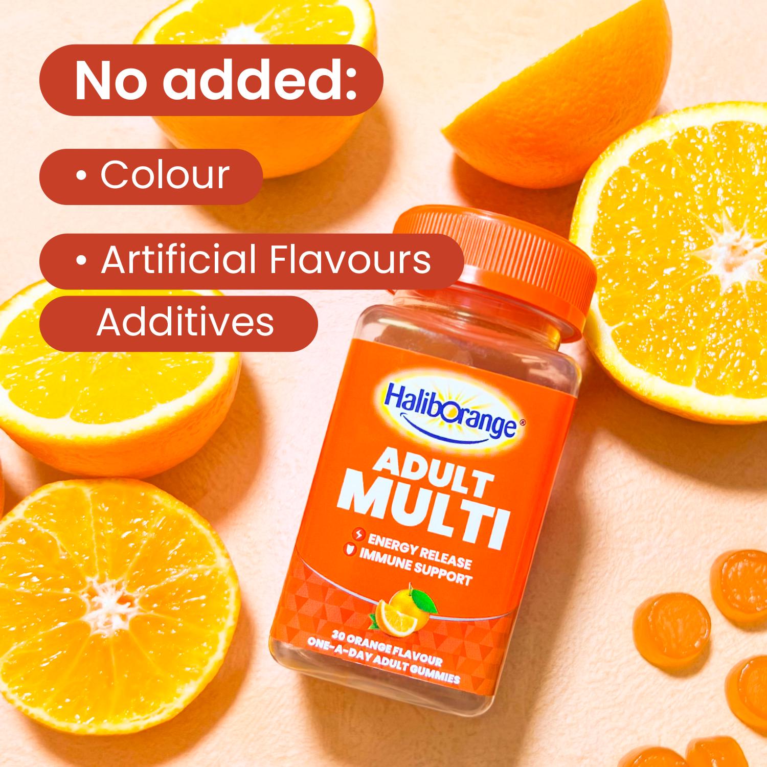 Haliborange Adult Multi Orange Flavour On-a-Day Adult Gummies x30 thumbnail 5