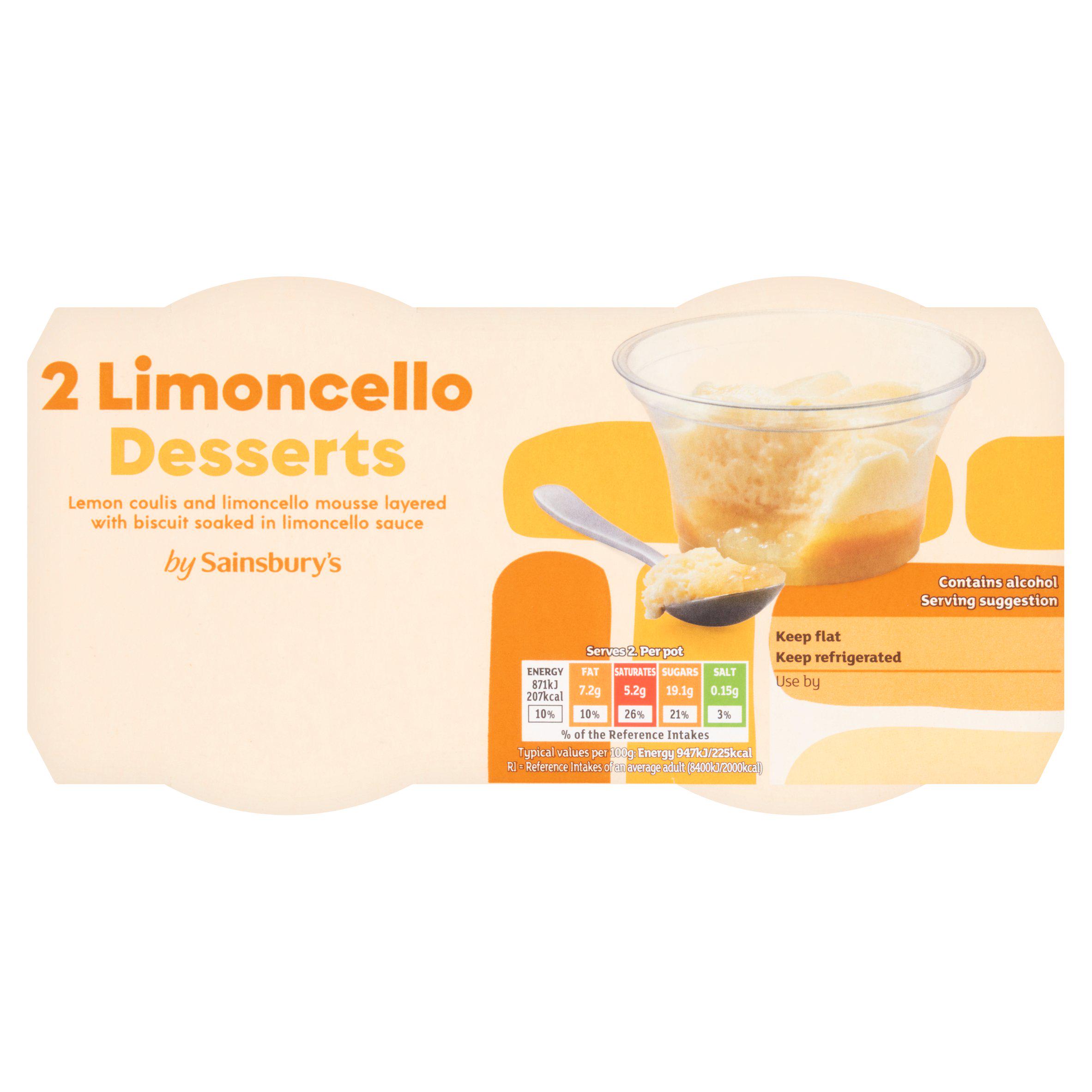 Sainsbury's Limoncello Desserts x2 85g