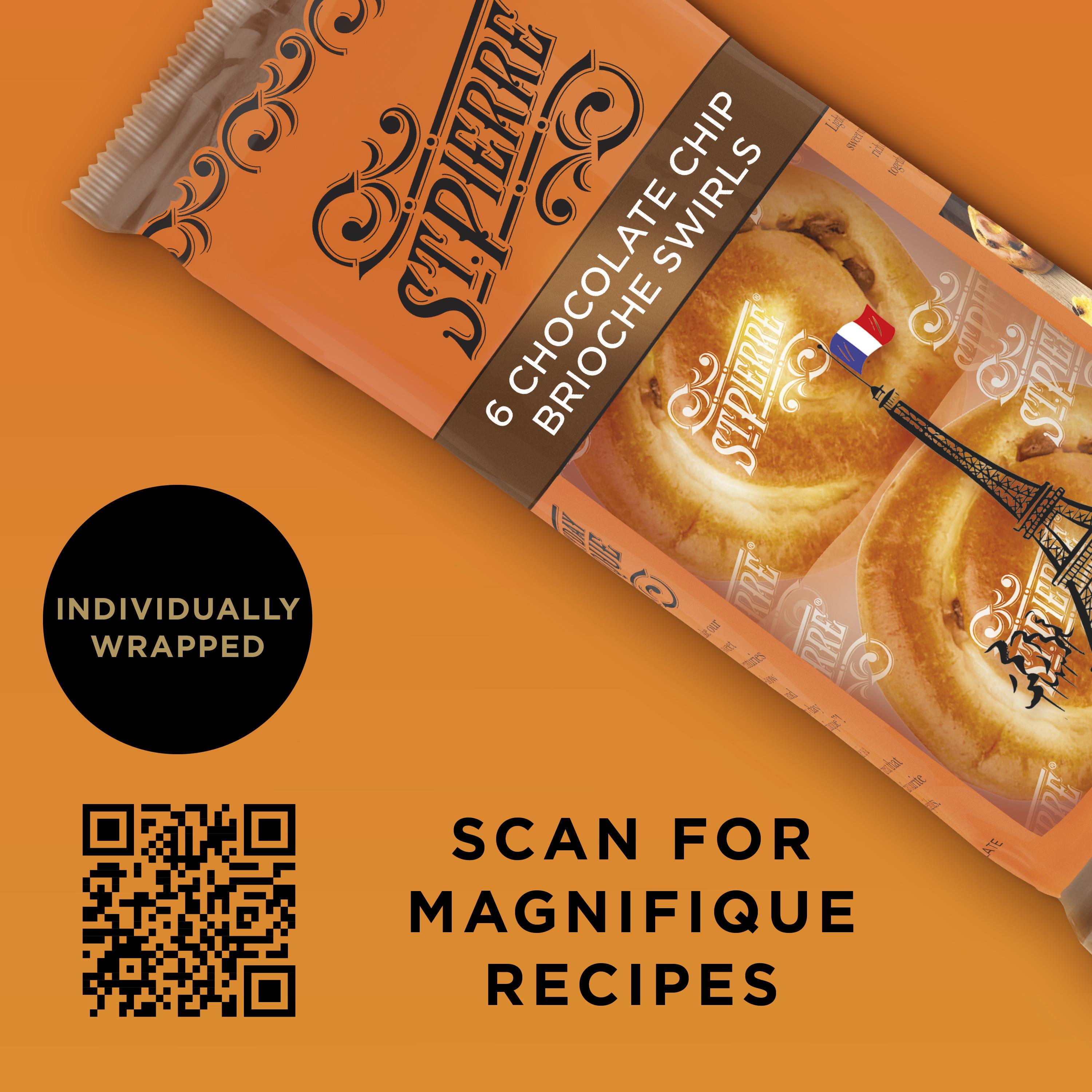 St. Pierre Chocolate Chip Brioche Swirls x6 thumbnail 6