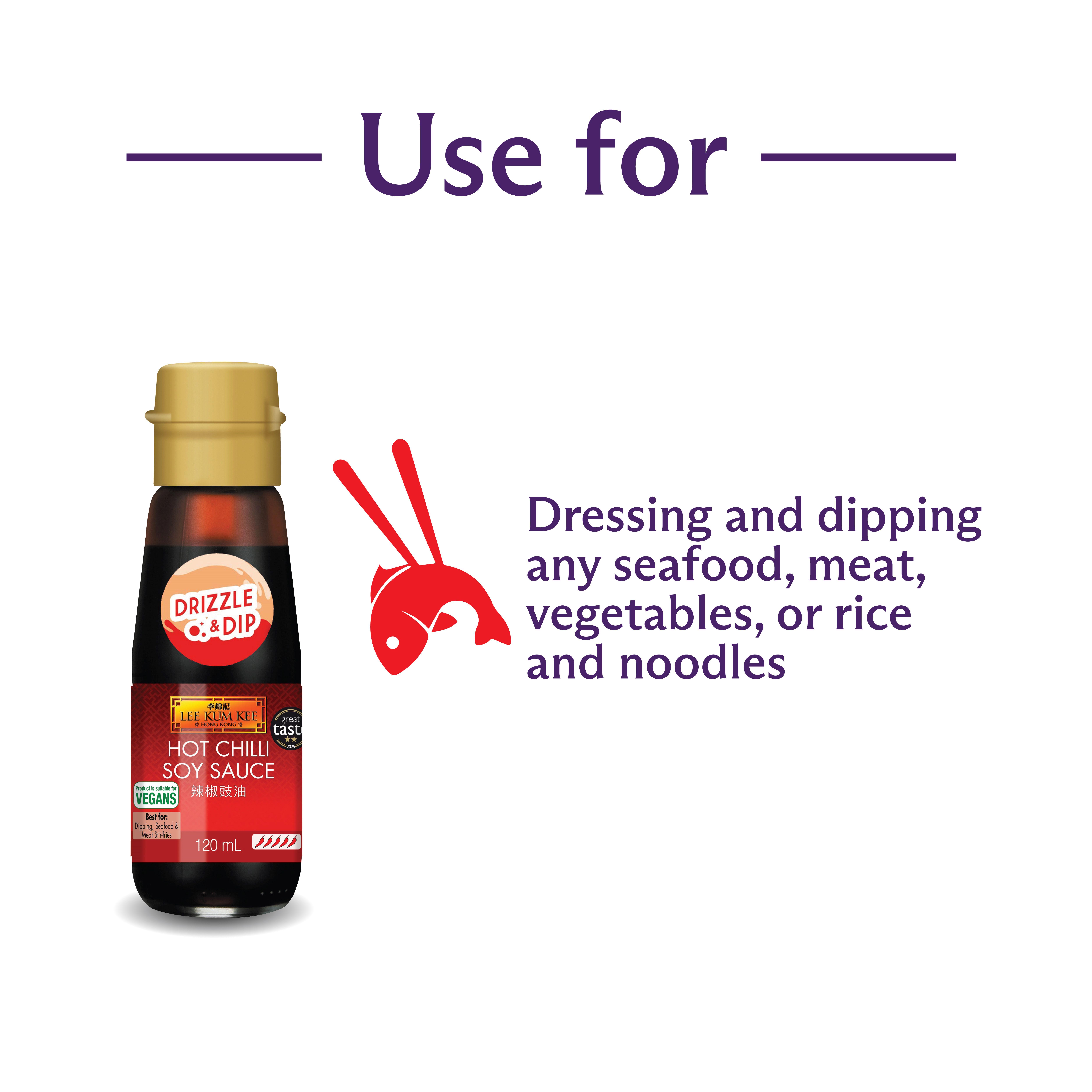 Lee Kum Kee Hot Chilli Soy Sauce 120ml thumbnail 2