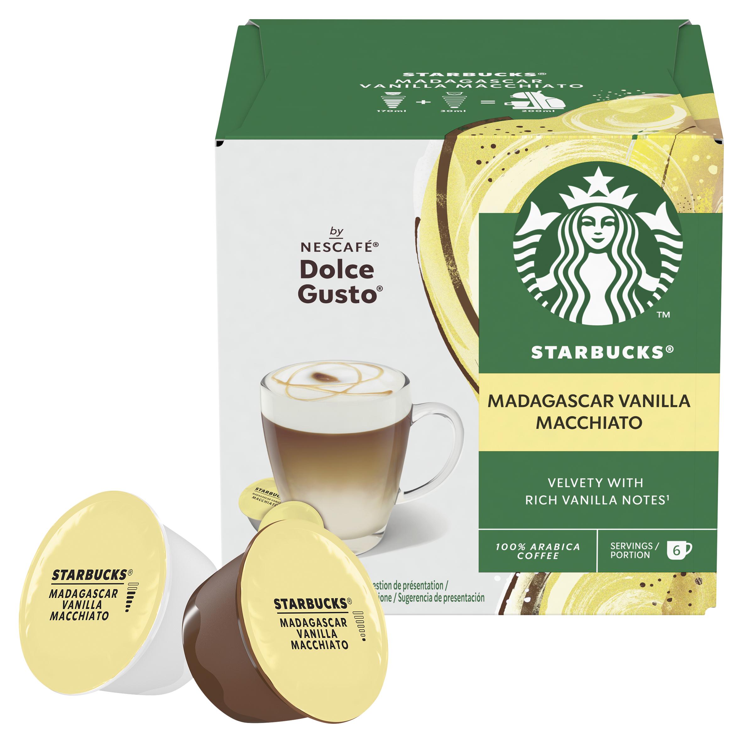 Starbucks by Nescafé Dolce Gusto Vanilla Macchiato Coffee Pods 6 Drinks, x12 thumbnail 5