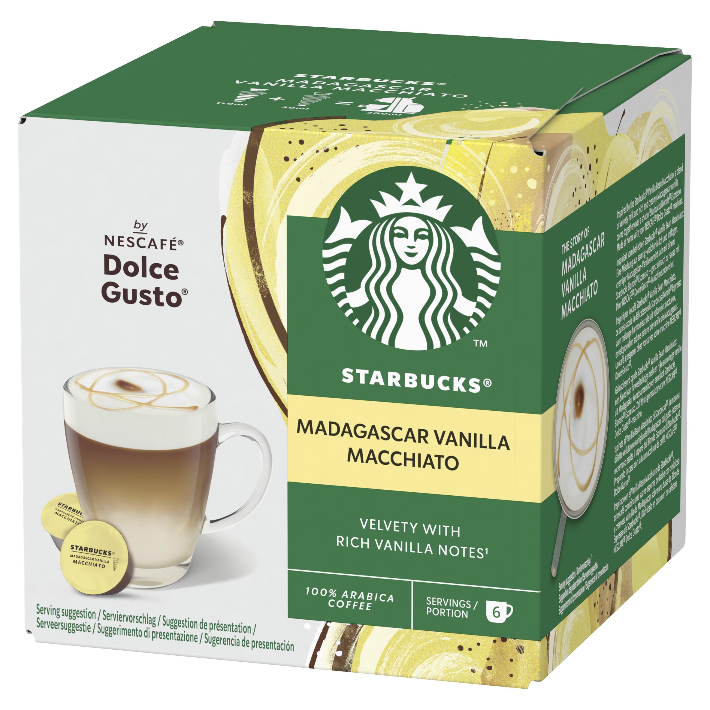 Starbucks by Nescafé Dolce Gusto Vanilla Macchiato Coffee Pods 6 Drinks, x12 thumbnail 6