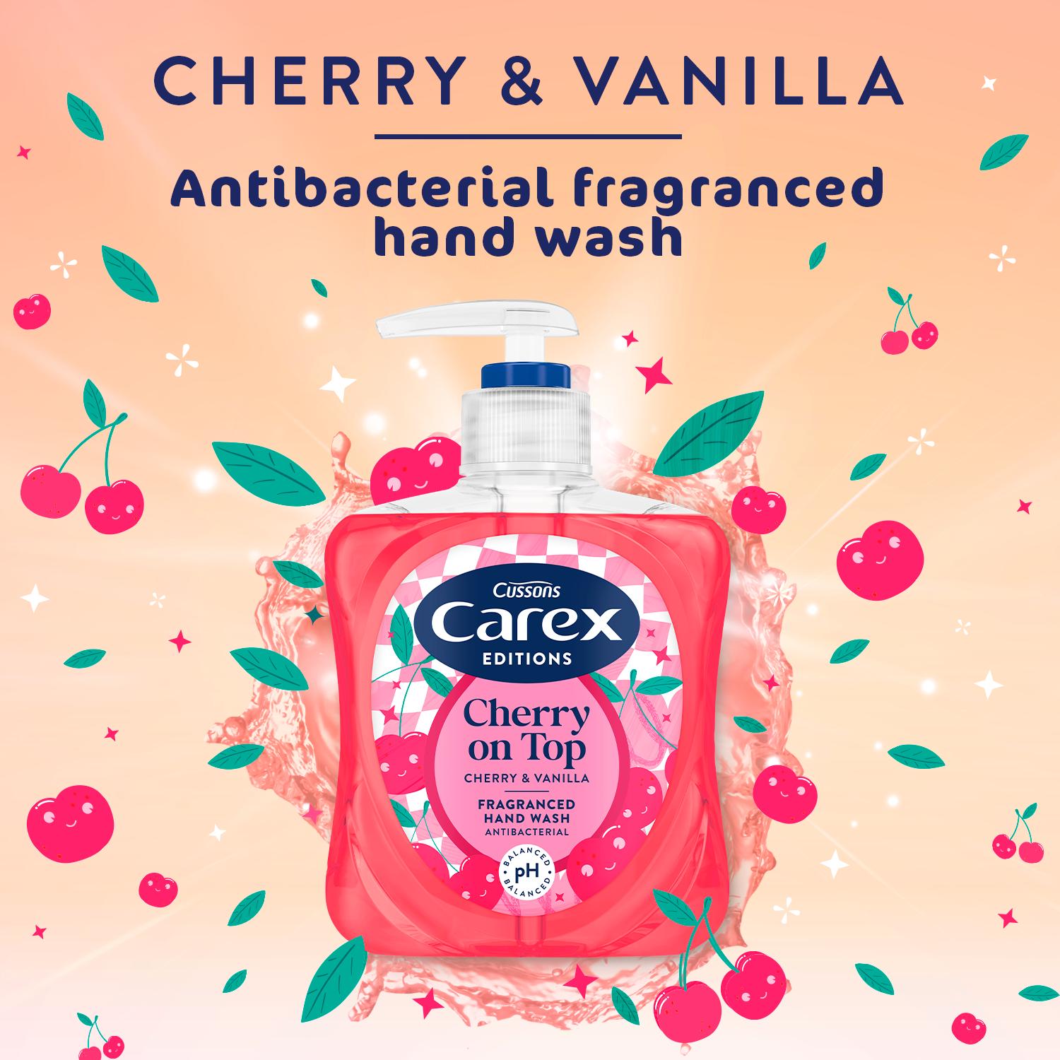 Carex 250ml Editions Cherry on Top Antibacterial Hand Wash thumbnail 2
