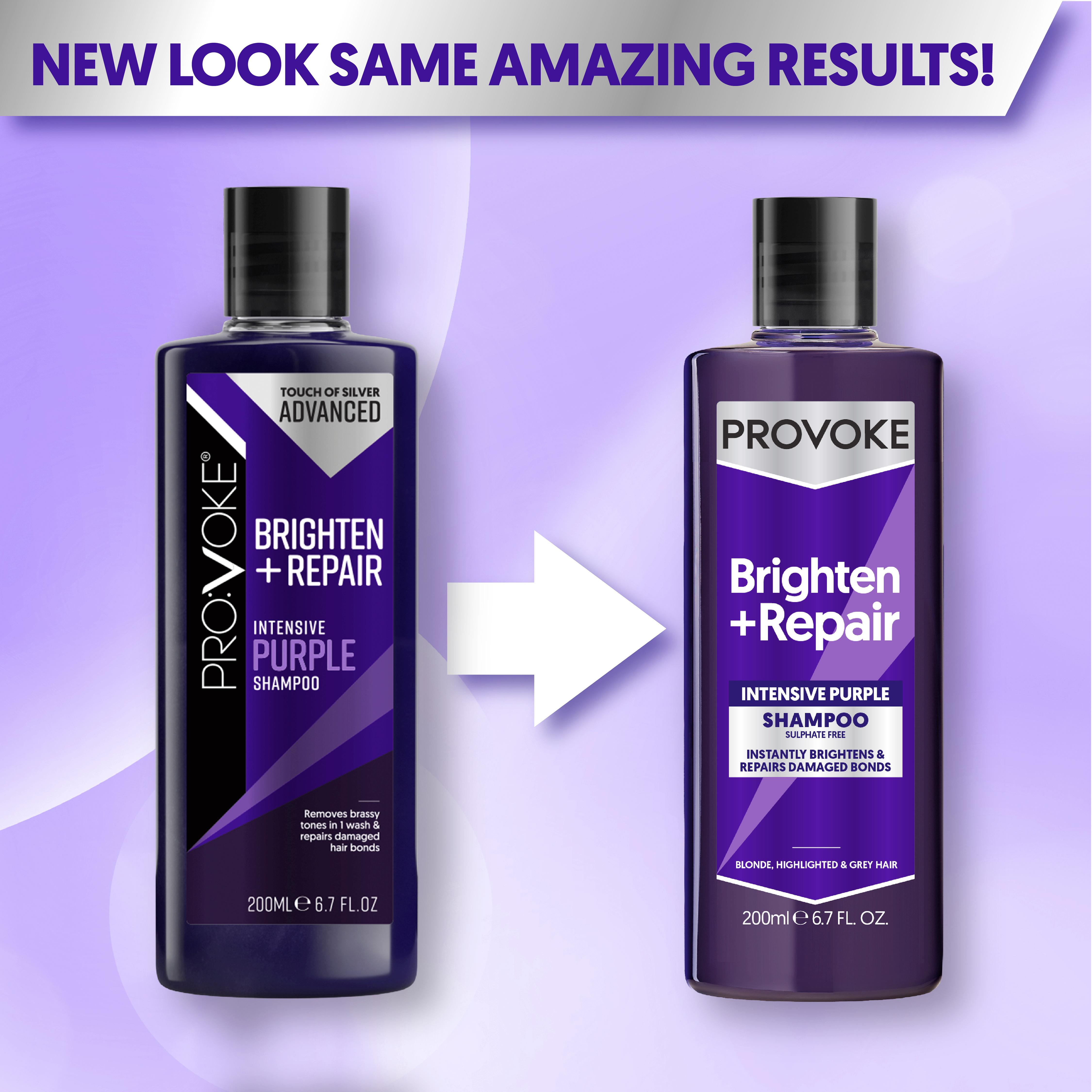 Provoke Brighten + Repair Intensive Purple Shampoo 200ml thumbnail 6