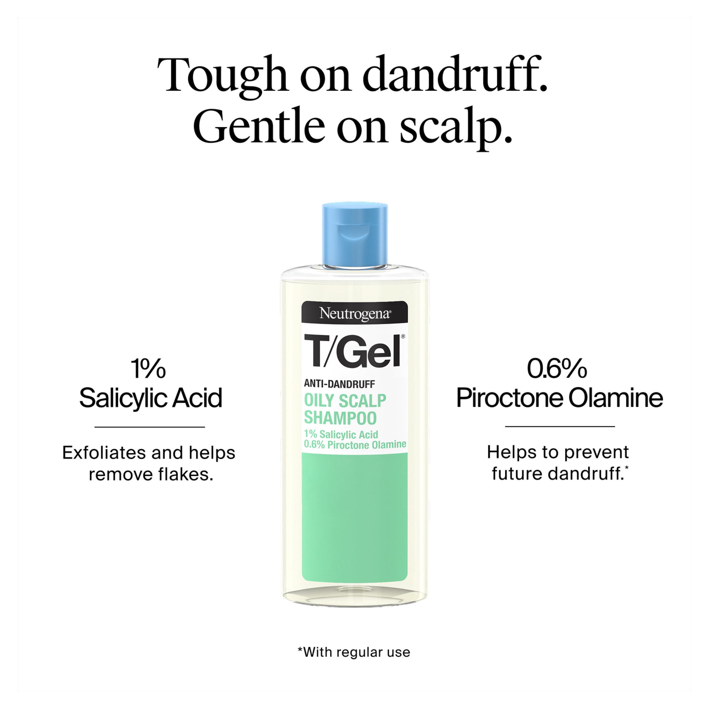 Neutrogena T-Gel Oily Scalp Anti-Dandruff Shampoo 250ml thumbnail 4