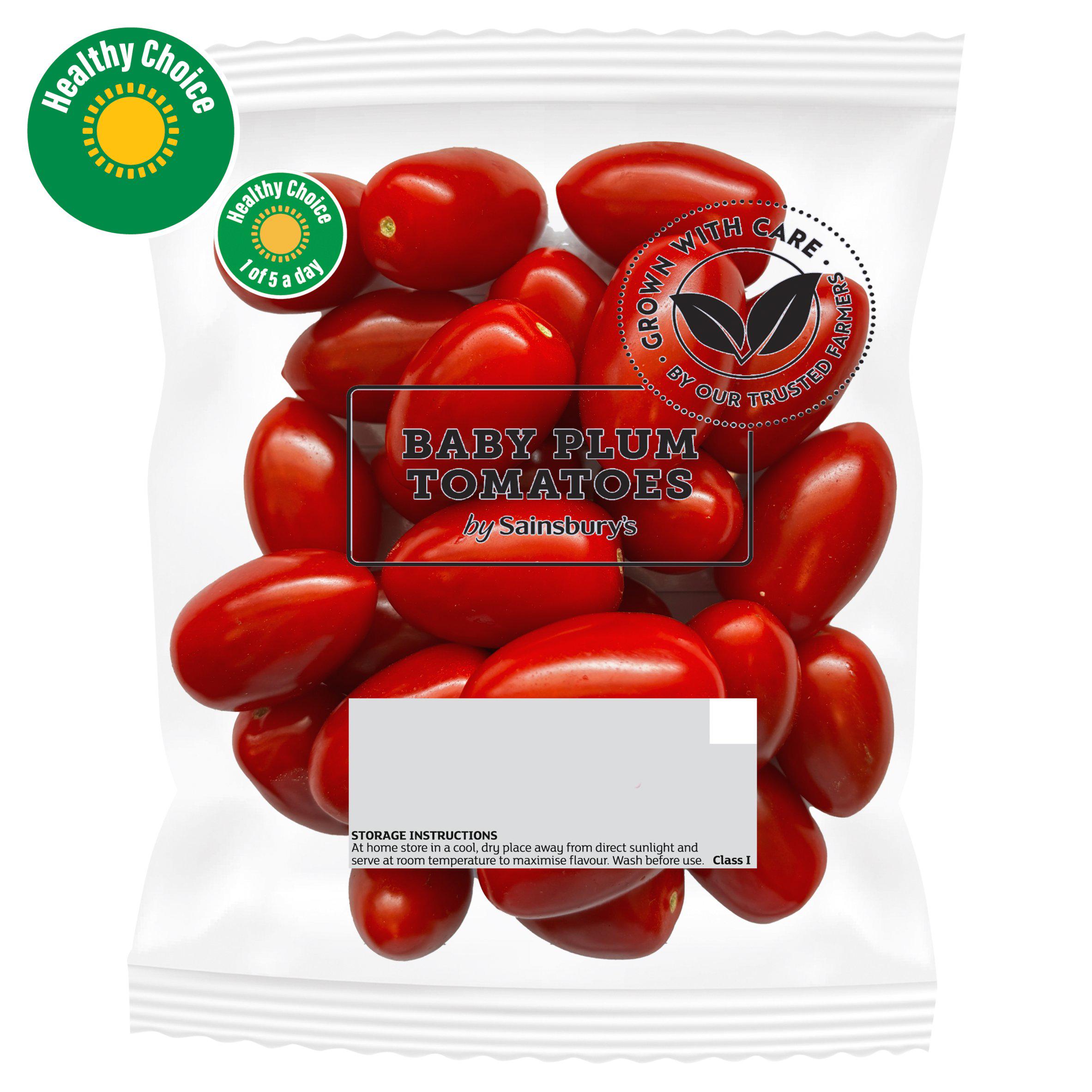 Sainsbury's Baby Plum Tomatoes 325g